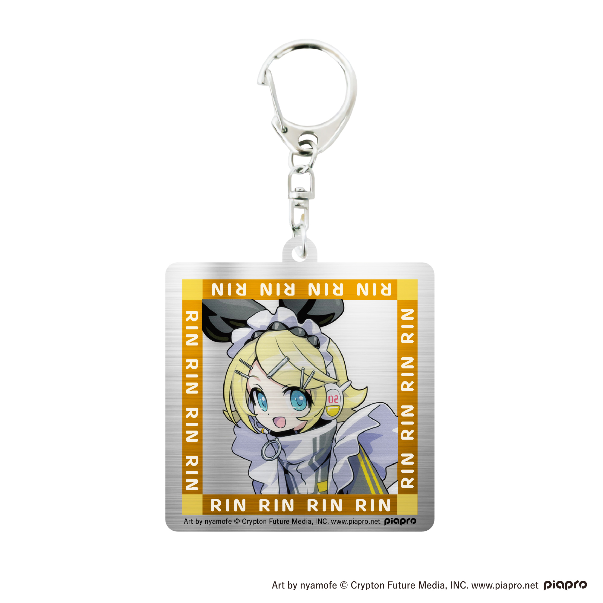 ピアプロキャラクターズ メタルキーホルダー メタルキーホルダー鏡音リン - 公式商品画像 | AniSmile