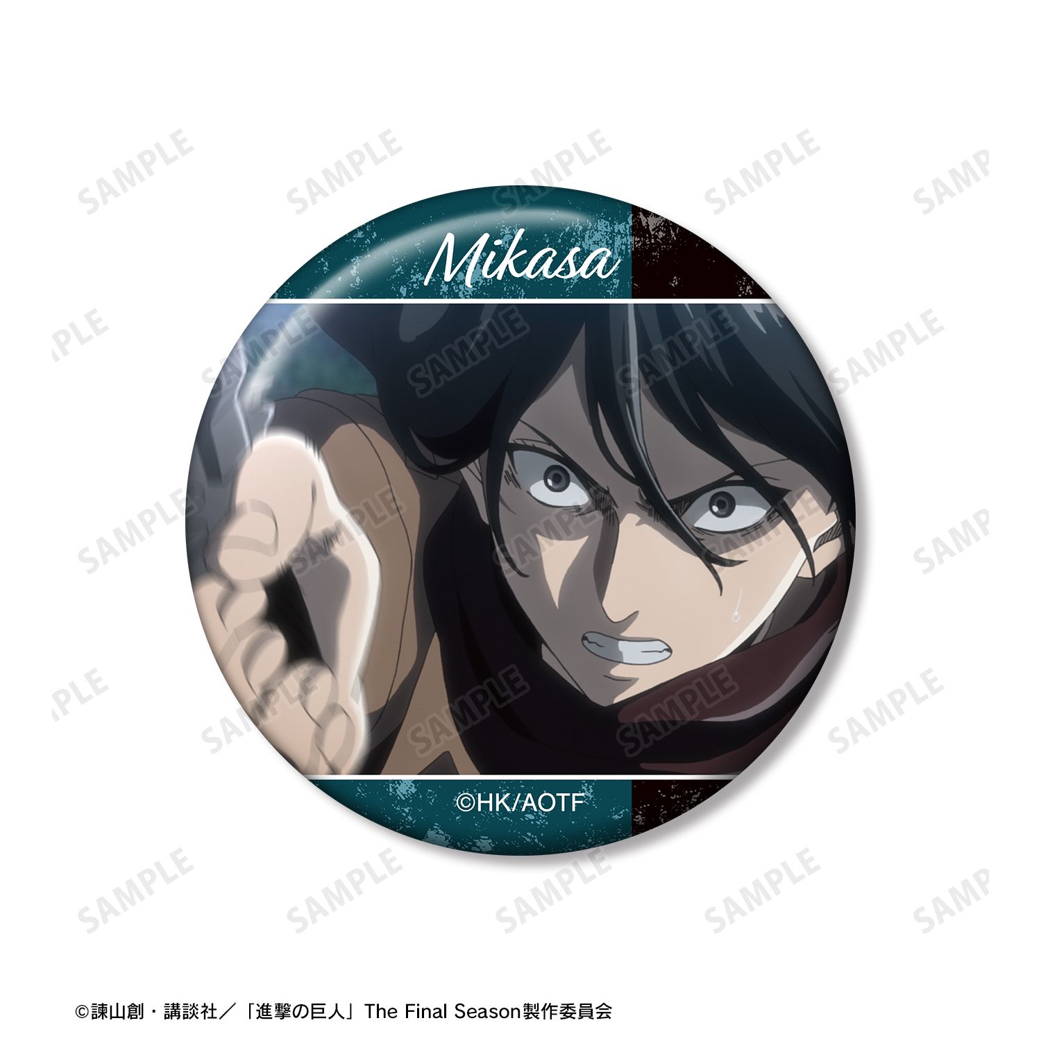 TVアニメ『進撃の巨人』 ミカサ 場面写缶バッジ5個セット 画像 3 | AniSmile