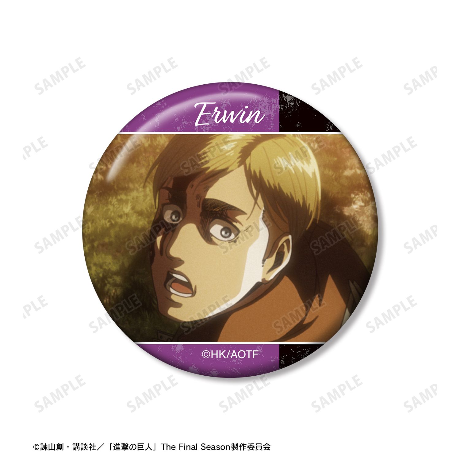 TVアニメ『進撃の巨人』 エルヴィン 場面写缶バッジ5個セット 画像 4 | AniSmile