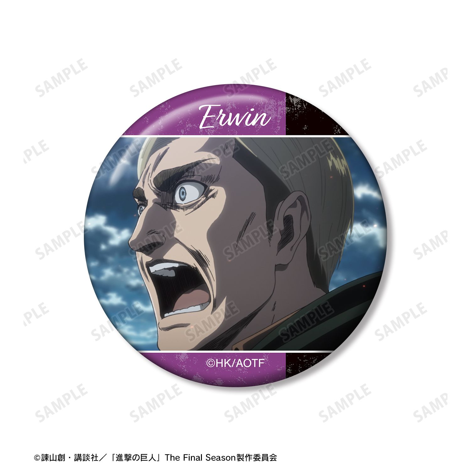TVアニメ『進撃の巨人』 エルヴィン 場面写缶バッジ5個セット 画像 6 | AniSmile