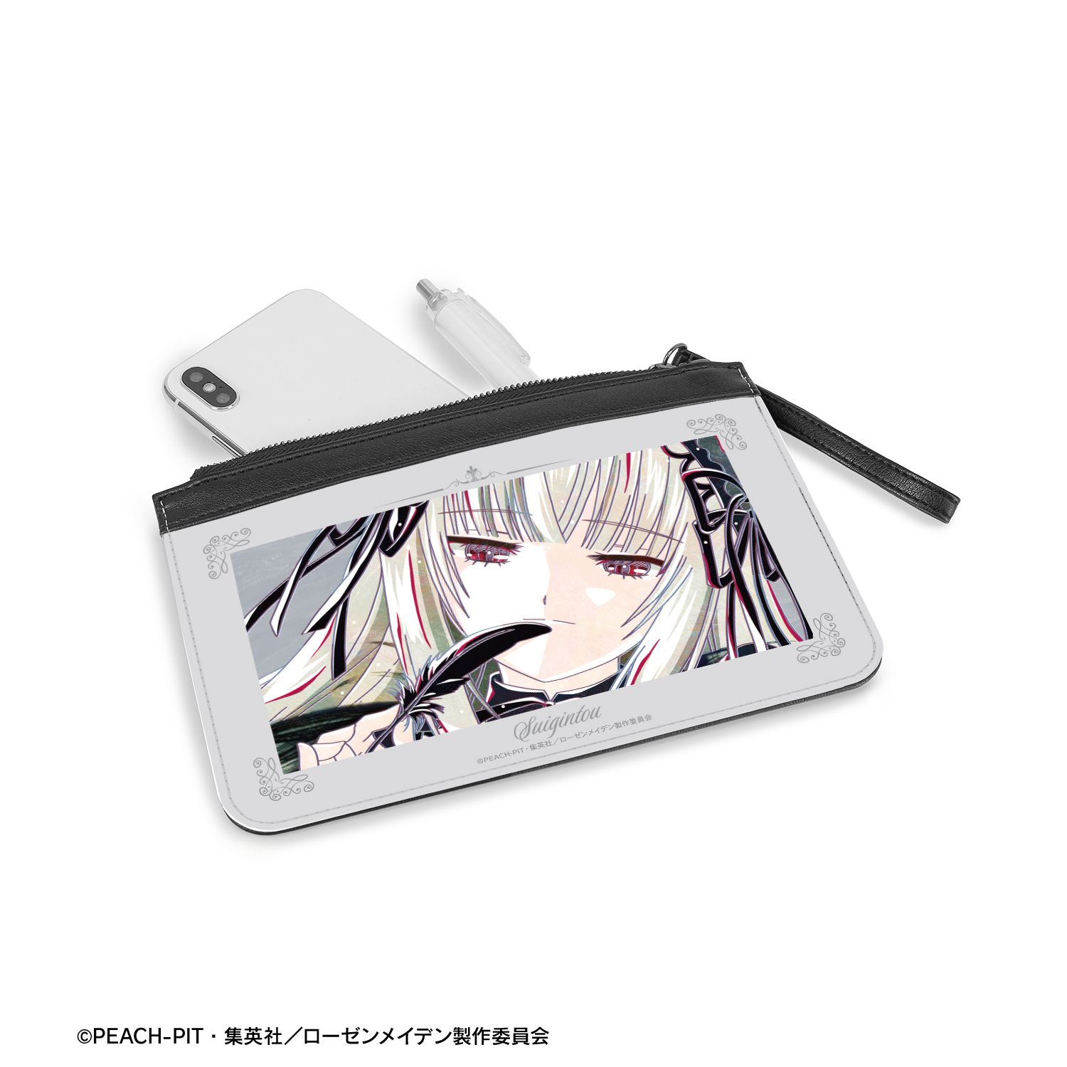 ローゼンメイデン 水銀燈 Ani-Art PUレザーフラットポーチ 画像 4 | AniSmile