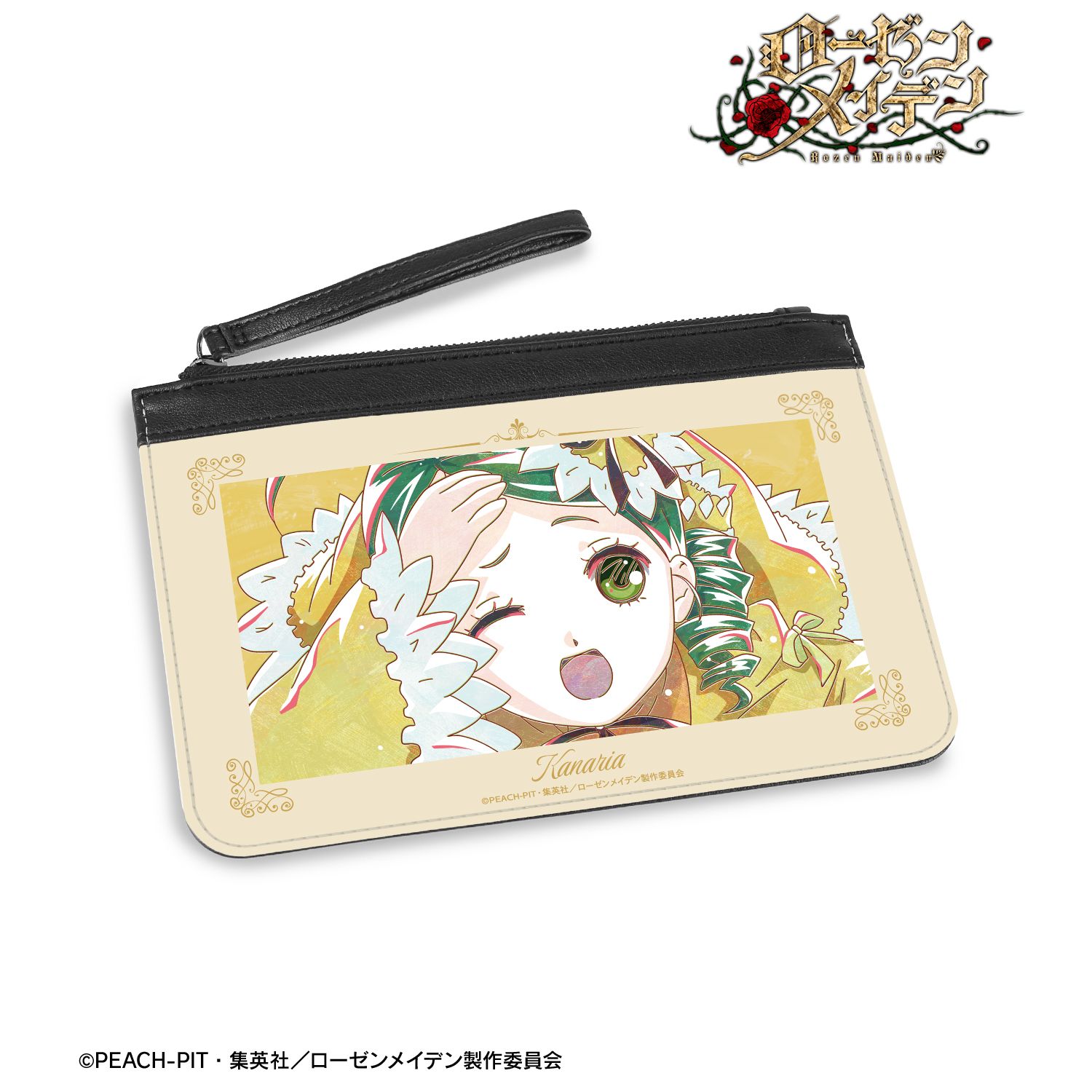 ローゼンメイデン 金糸雀 Ani-Art PUレザーフラットポーチ 画像 2 | AniSmile