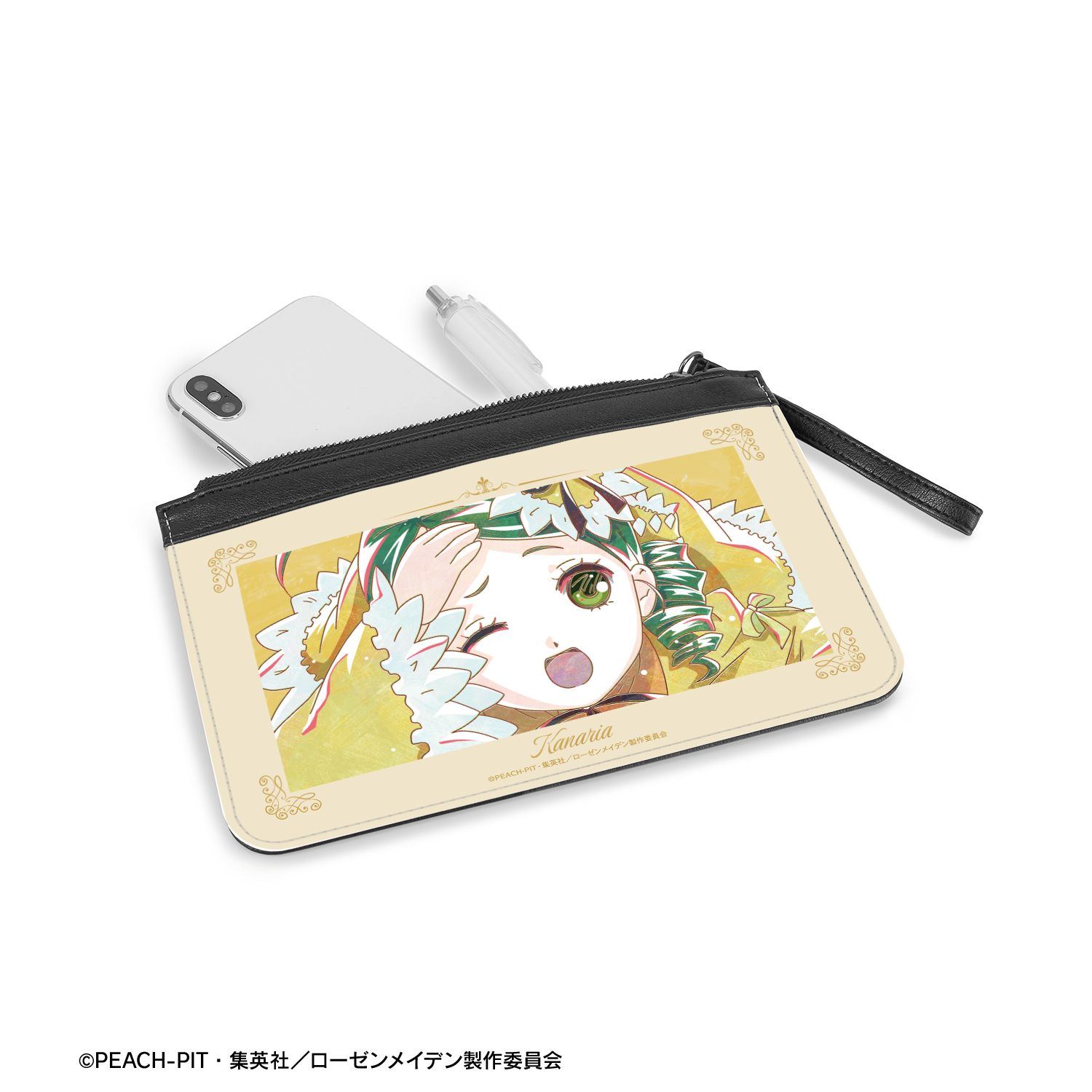 ローゼンメイデン 金糸雀 Ani-Art PUレザーフラットポーチ 画像 4 | AniSmile