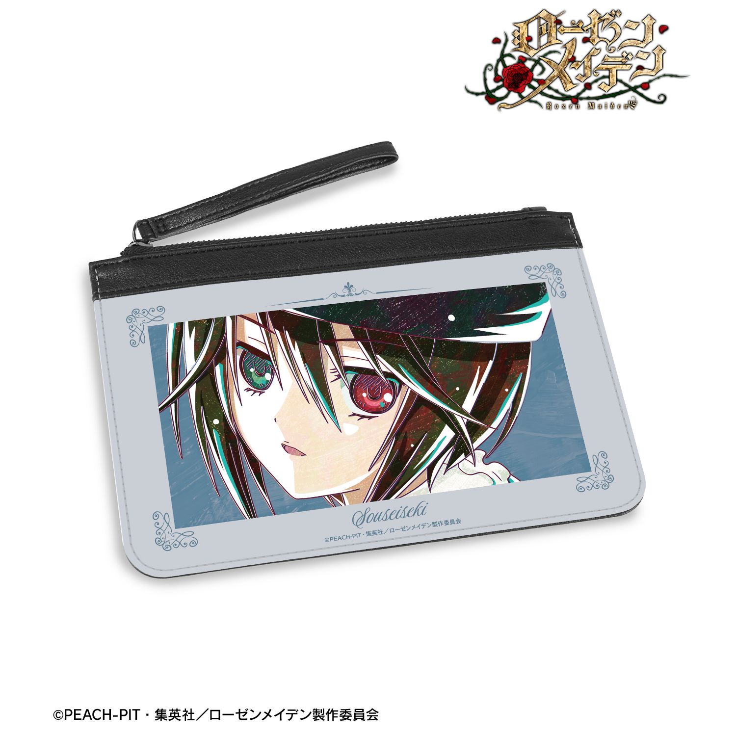 ローゼンメイデン 蒼星石 Ani-Art PUレザーフラットポーチ 画像 2 | AniSmile