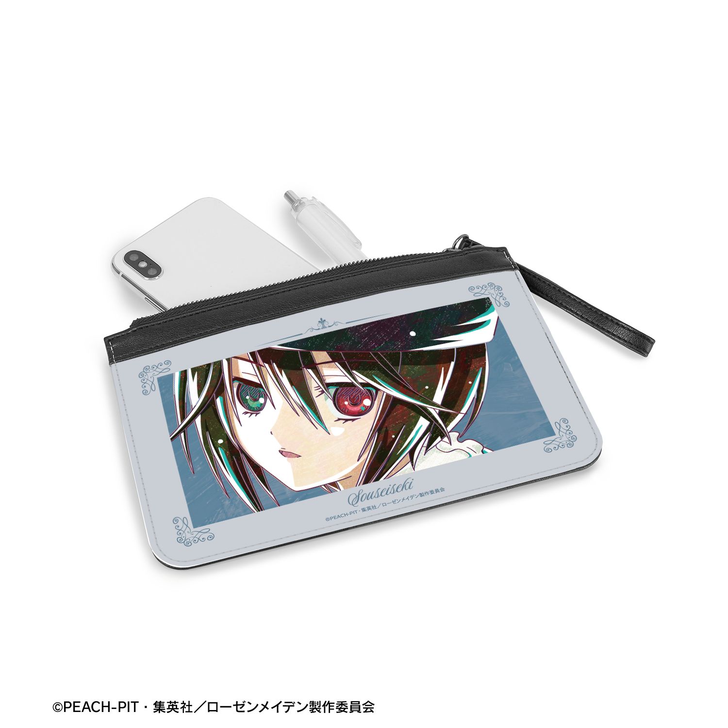 ローゼンメイデン 蒼星石 Ani-Art PUレザーフラットポーチ 画像 4 | AniSmile
