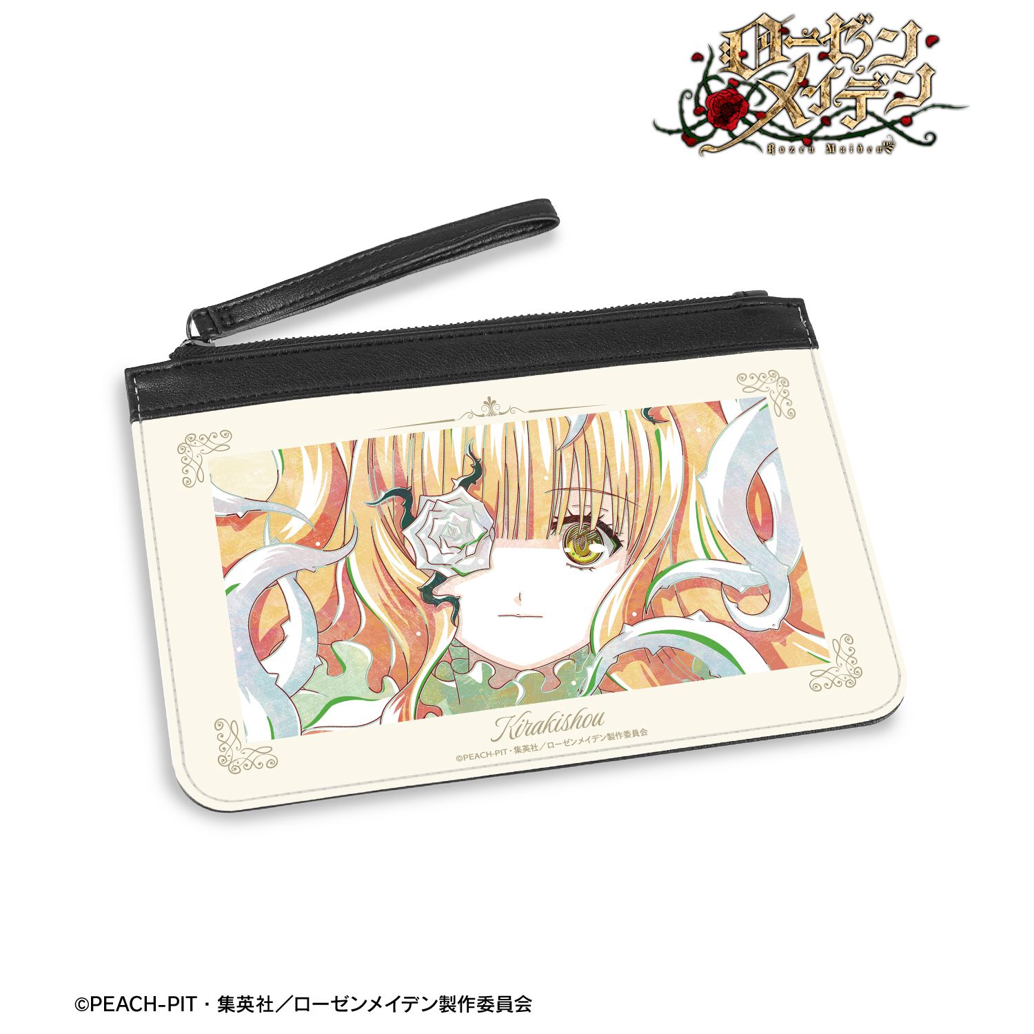 ローゼンメイデン 雪華綺晶 Ani-Art PUレザーフラットポーチ 画像 2 | AniSmile