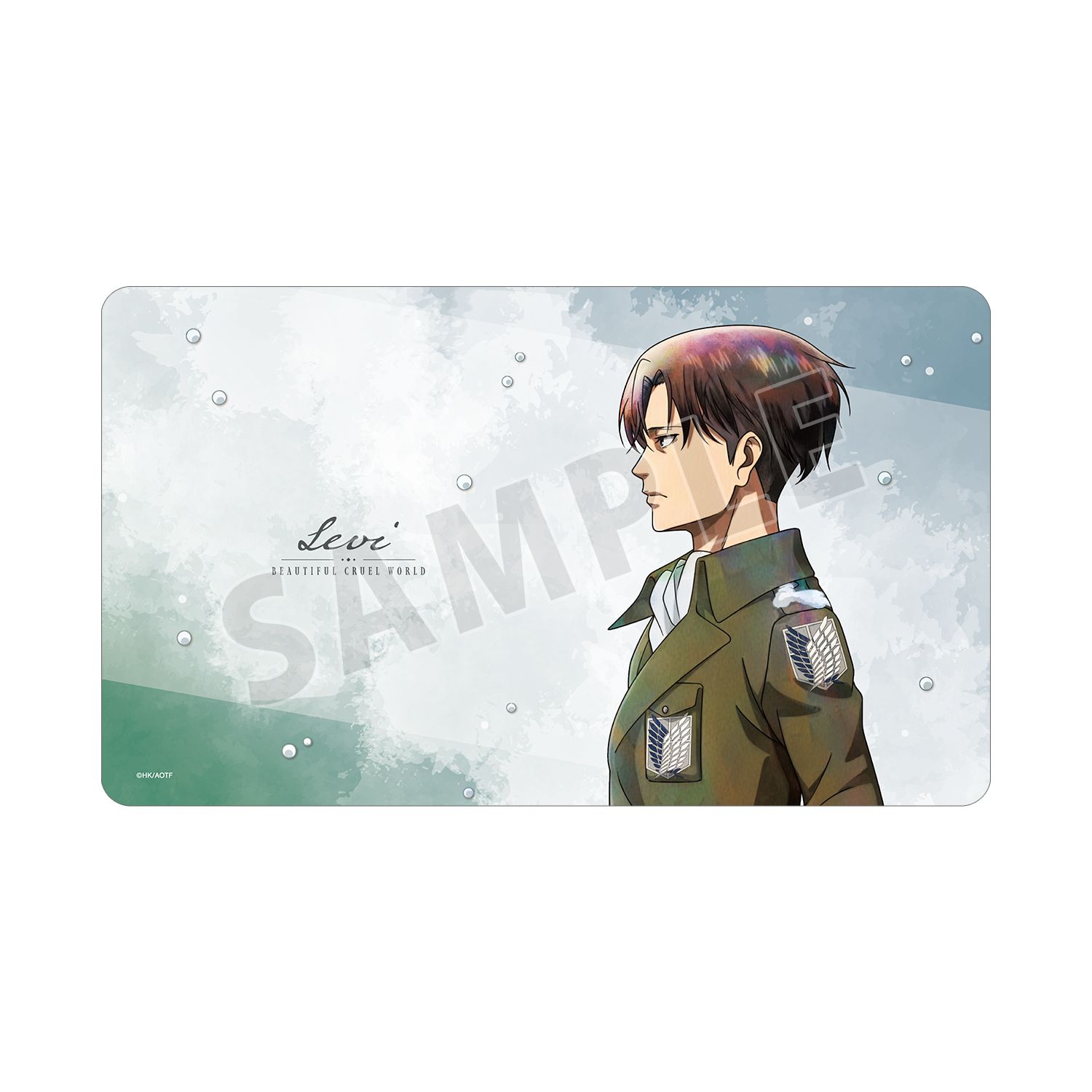 TVアニメ『進撃の巨人』 描き下ろし リヴァイ 冬の歩みver. マルチデスクマット - 公式商品画像 | AniSmile