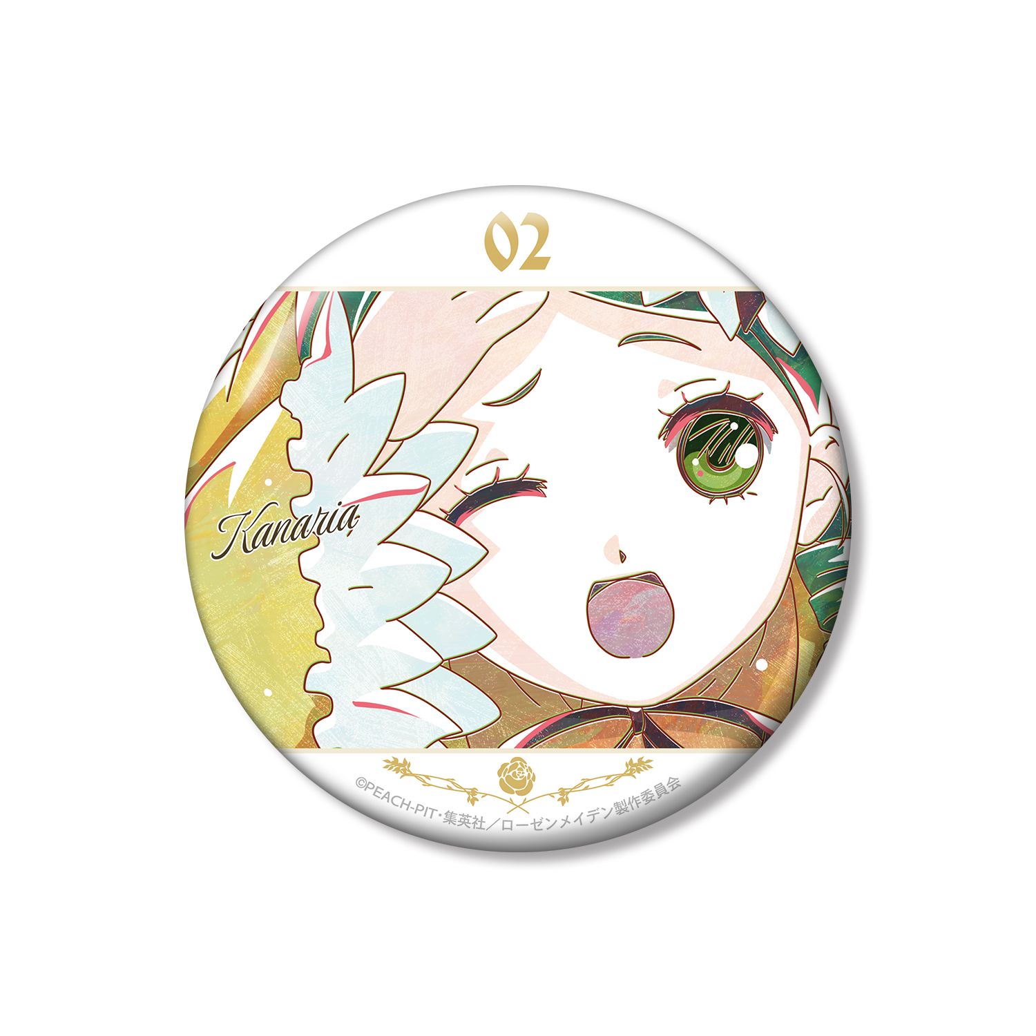 ローゼンメイデン 金糸雀 Ani-Art 100mm缶バッジ - 公式商品画像 | AniSmile