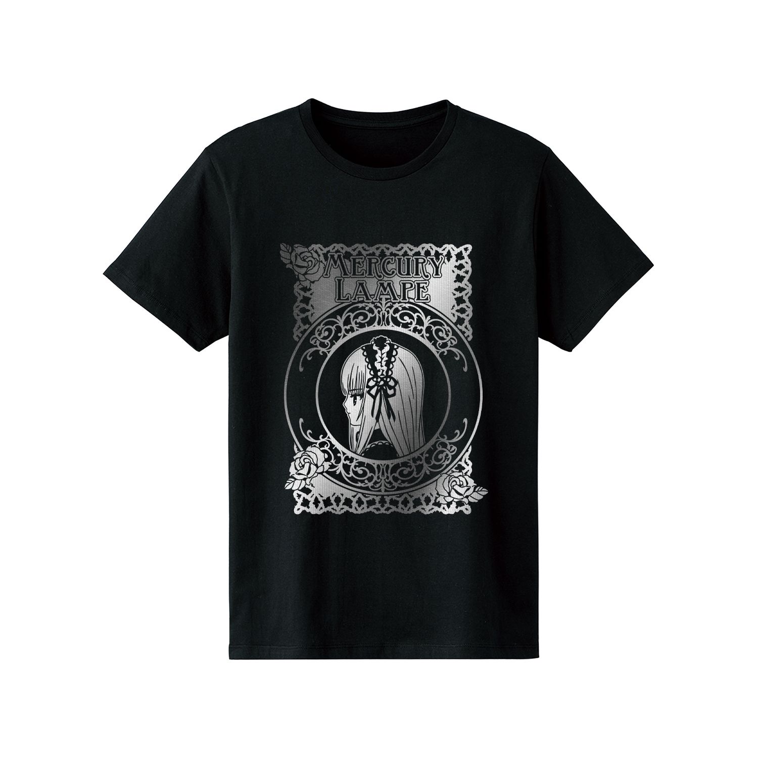 ローゼンメイデン 水銀燈 箔プリントTシャツレディース(サイズ/M) - 公式商品画像 | AniSmile
