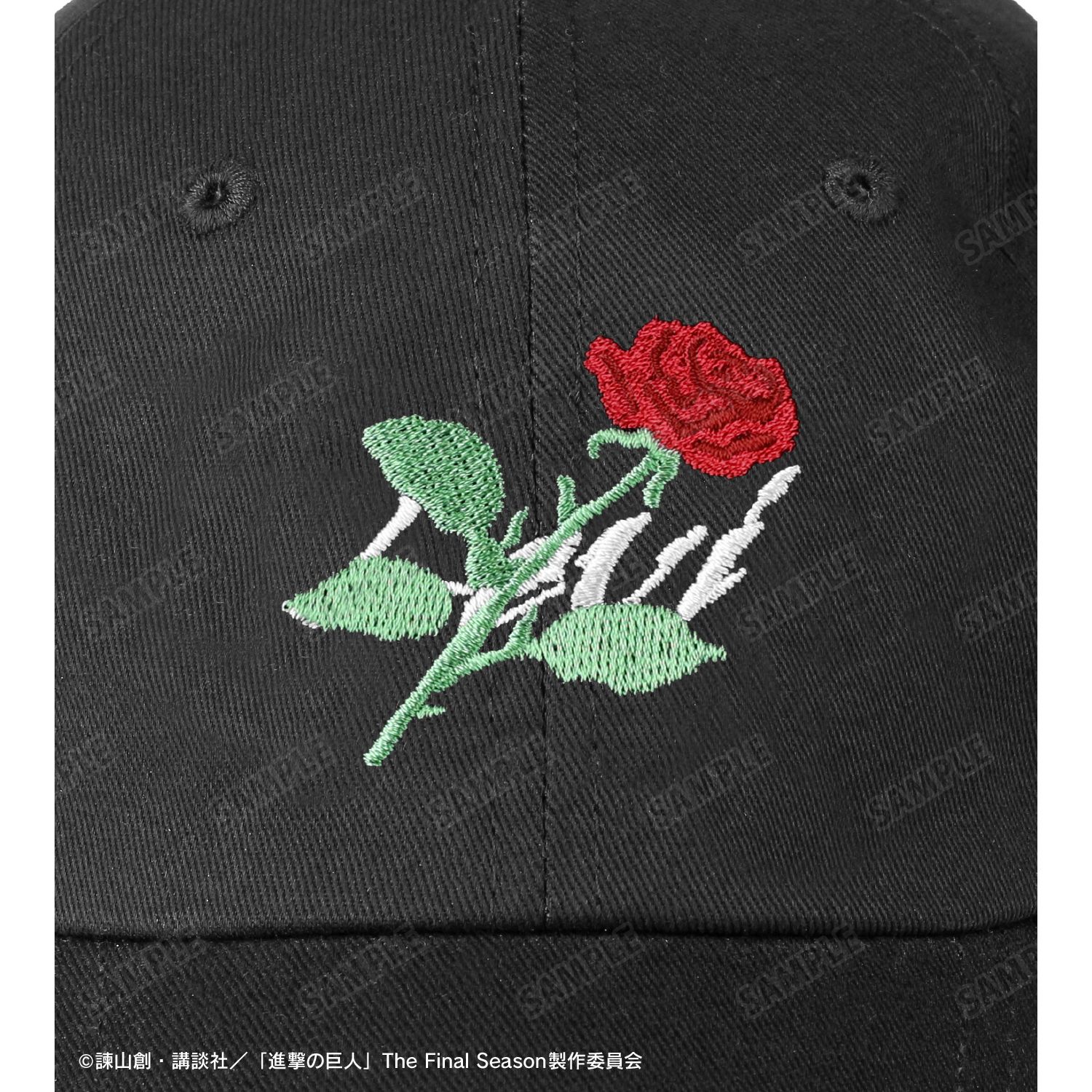 TVアニメ『進撃の巨人』 リヴァイ ar-Unity 刺繍キャップ 画像 6 | AniSmile