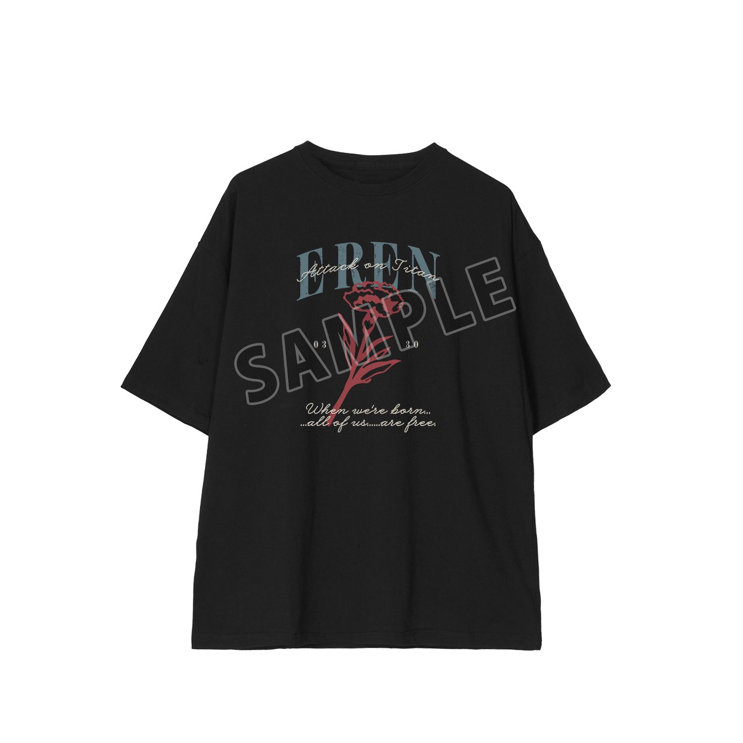 TVアニメ『進撃の巨人』 エレン ar-Unity BIGシルエットTシャツユニセックス(サイズ/XL) - 公式商品画像 | AniSmile