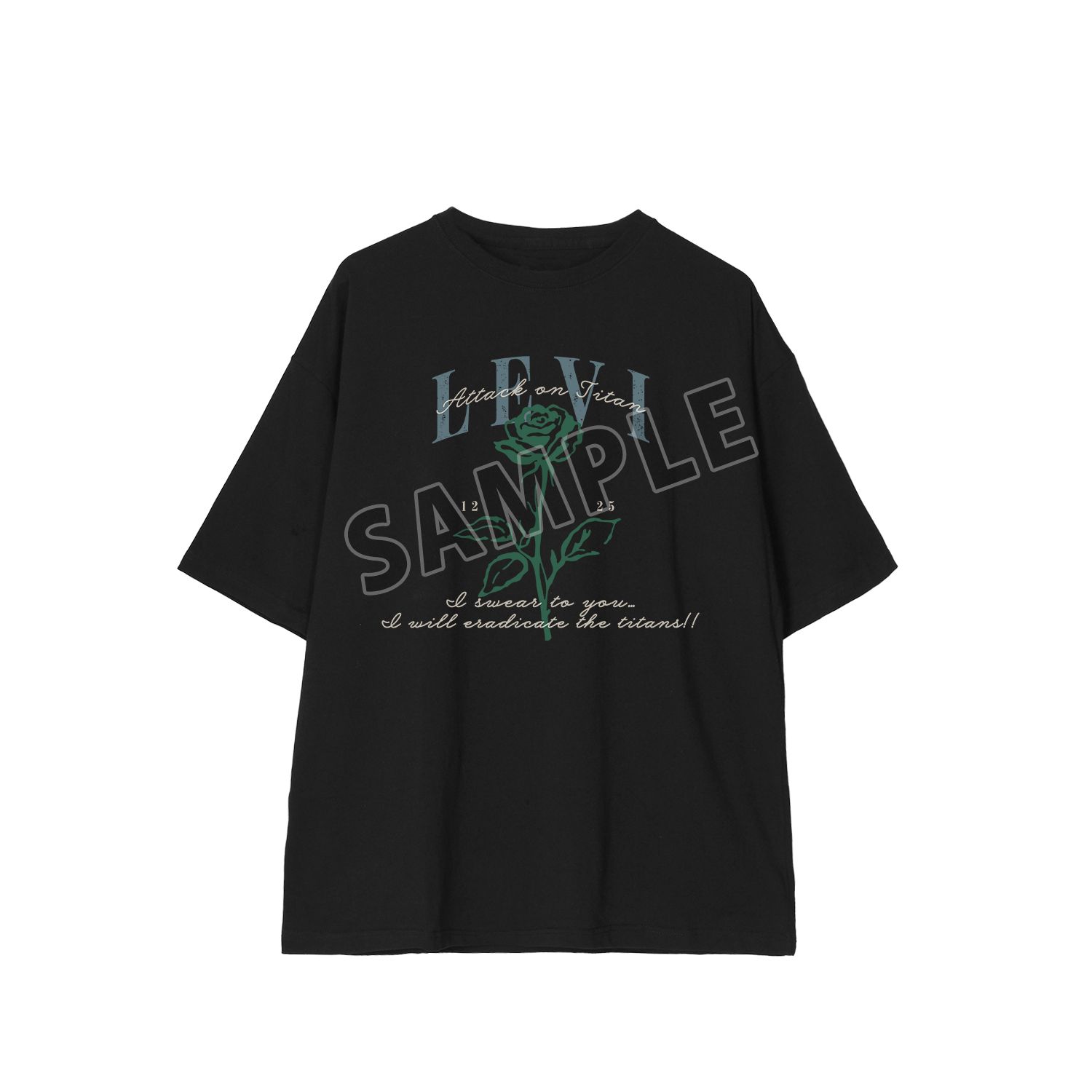 TVアニメ『進撃の巨人』 リヴァイ ar-Unity BIGシルエットTシャツユニセックス(サイズ/S) - official product image | AniSmile