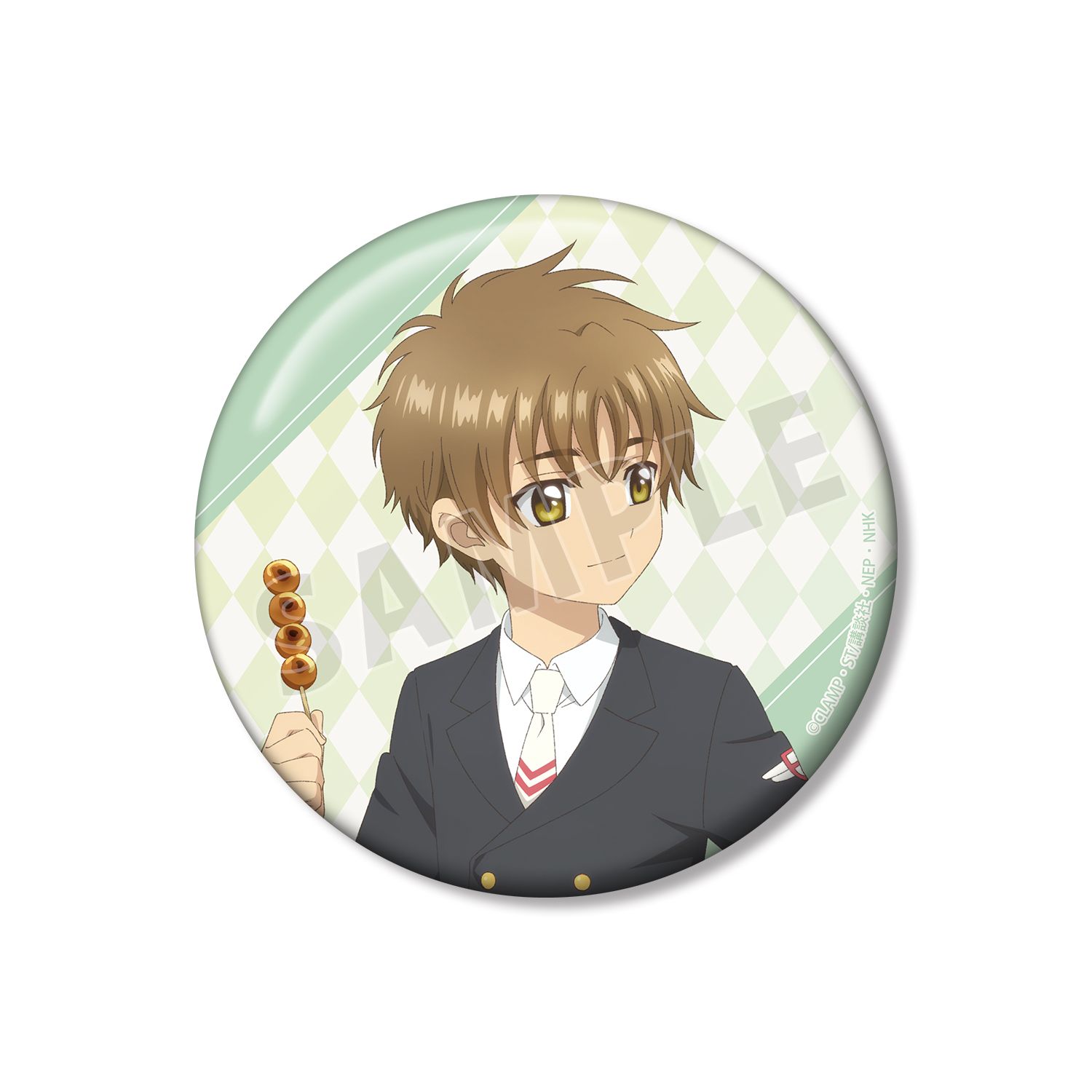 カードキャプターさくら クリアカード編 描き下ろし 李 小狼 みんなで旅行ver. 100mm缶バッジ - 公式商品画像 | AniSmile