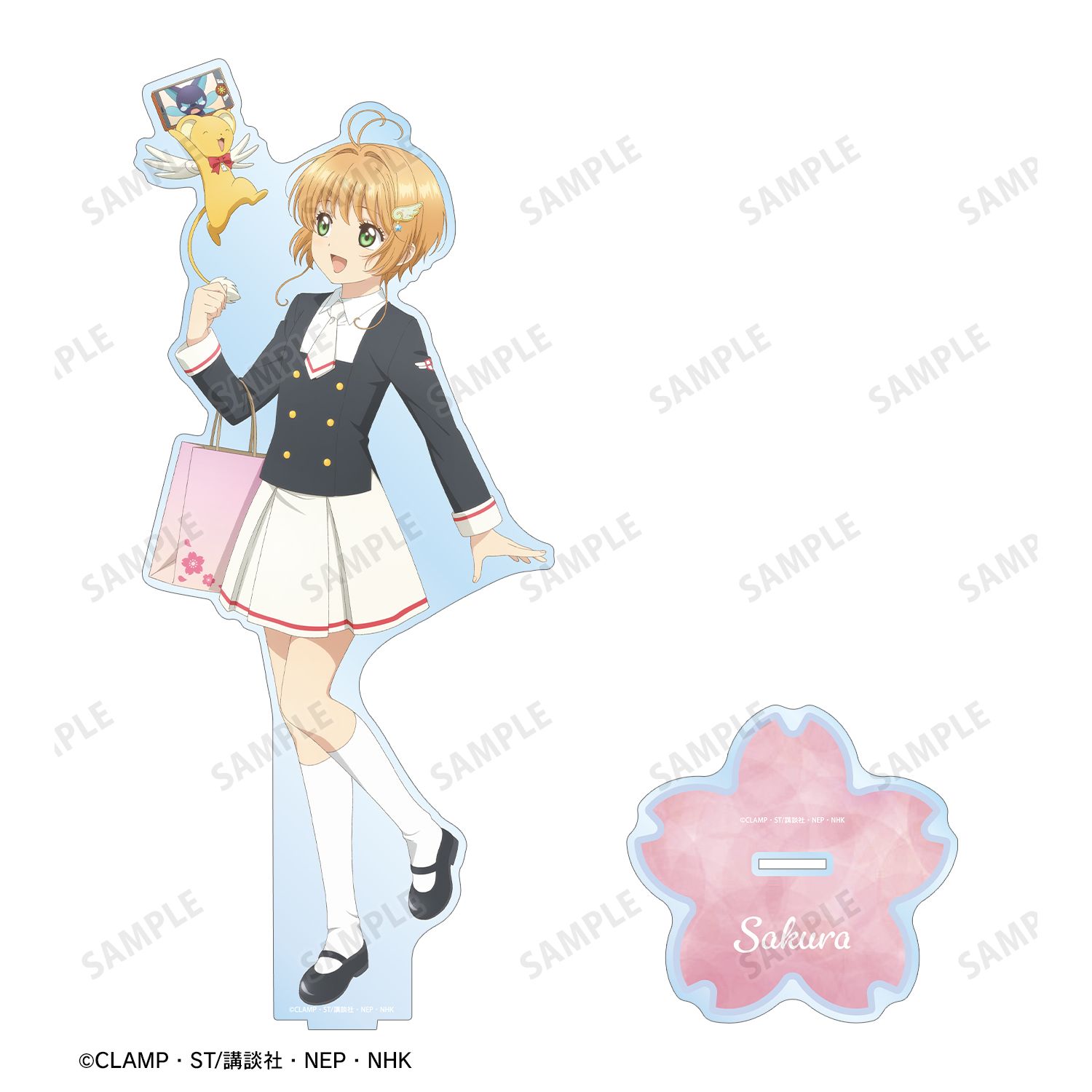 カードキャプターさくら クリアカード編 描き下ろし 木之本 桜&ケロちゃん みんなで旅行ver. 特大アクリルスタンド 画像 3 | AniSmile