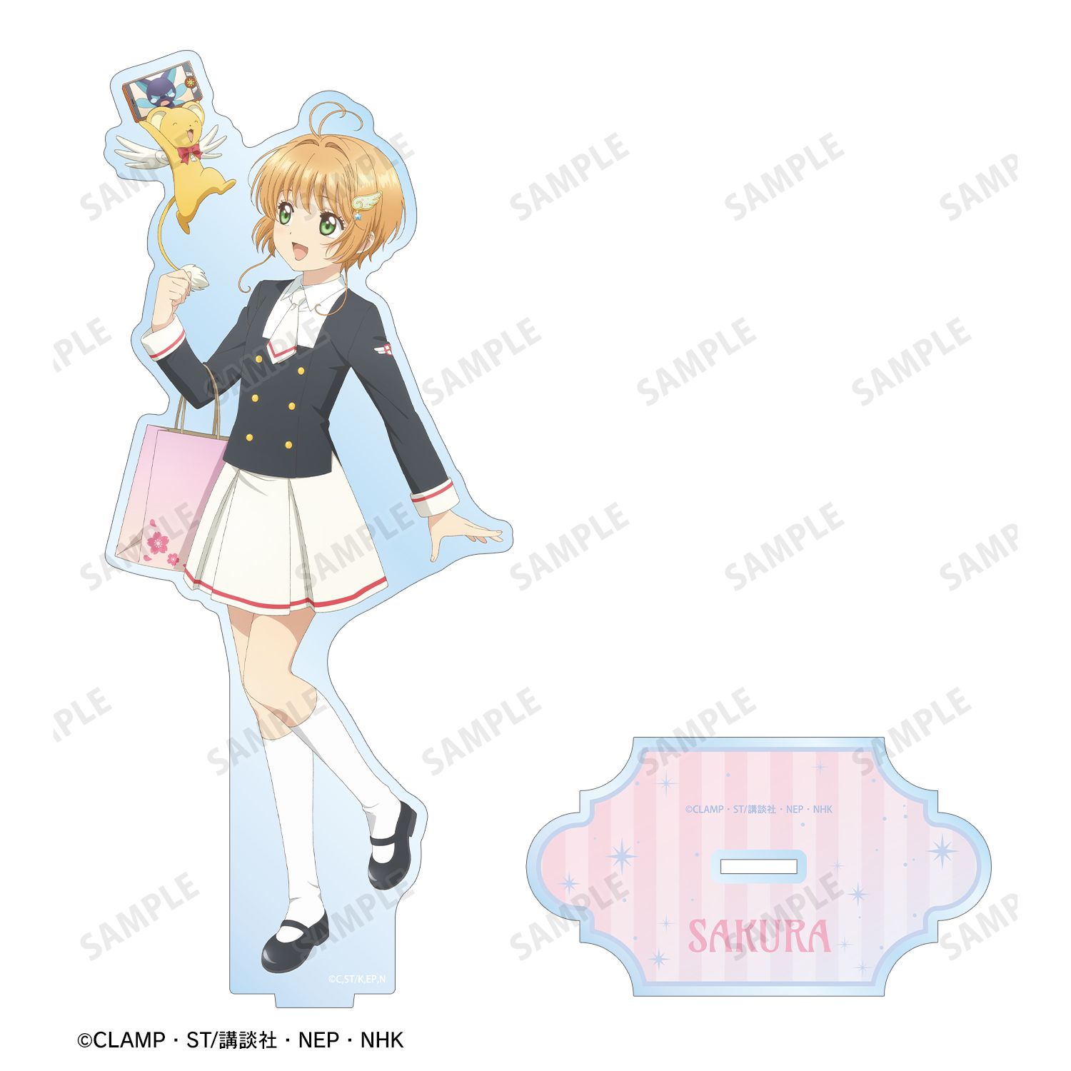 カードキャプターさくら クリアカード編 描き下ろし 木之本 桜&ケロちゃん みんなで旅行ver. BIGアクリルスタンド 画像 3 | AniSmile