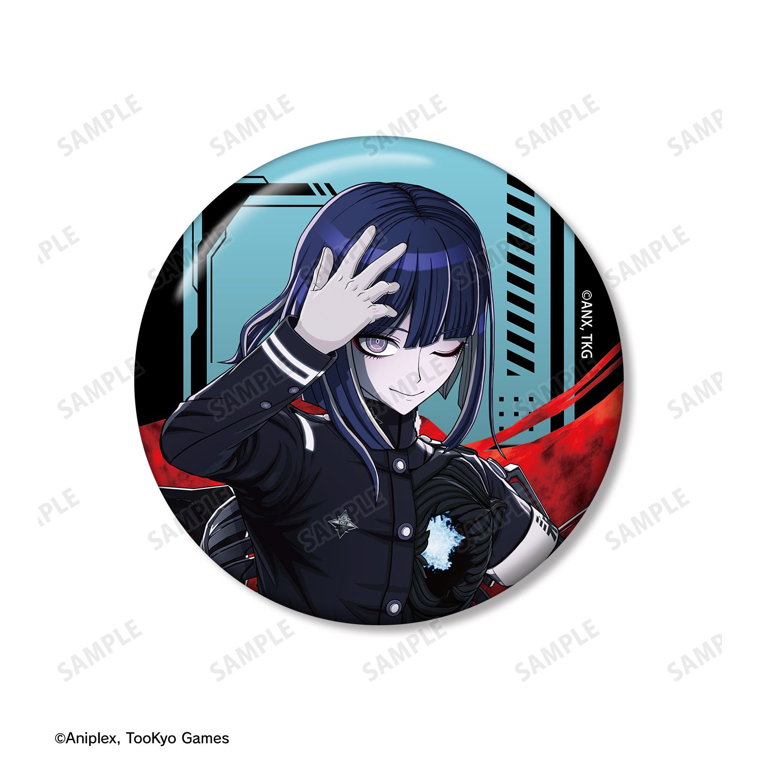 HUNDRED LINE -最終防衛学園- 九十九今馬 推しゴト 75mm缶バッジ2個セット 画像 3 | AniSmile