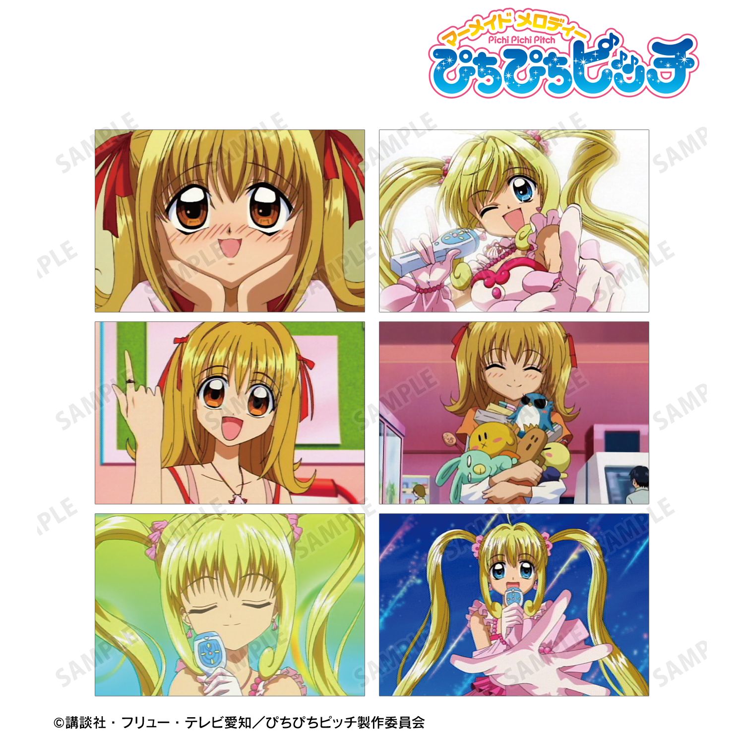 アニメ「ぴちぴちピッチ」 七海 るちあ 場面写ポストカード6枚セット 画像 2 | AniSmile