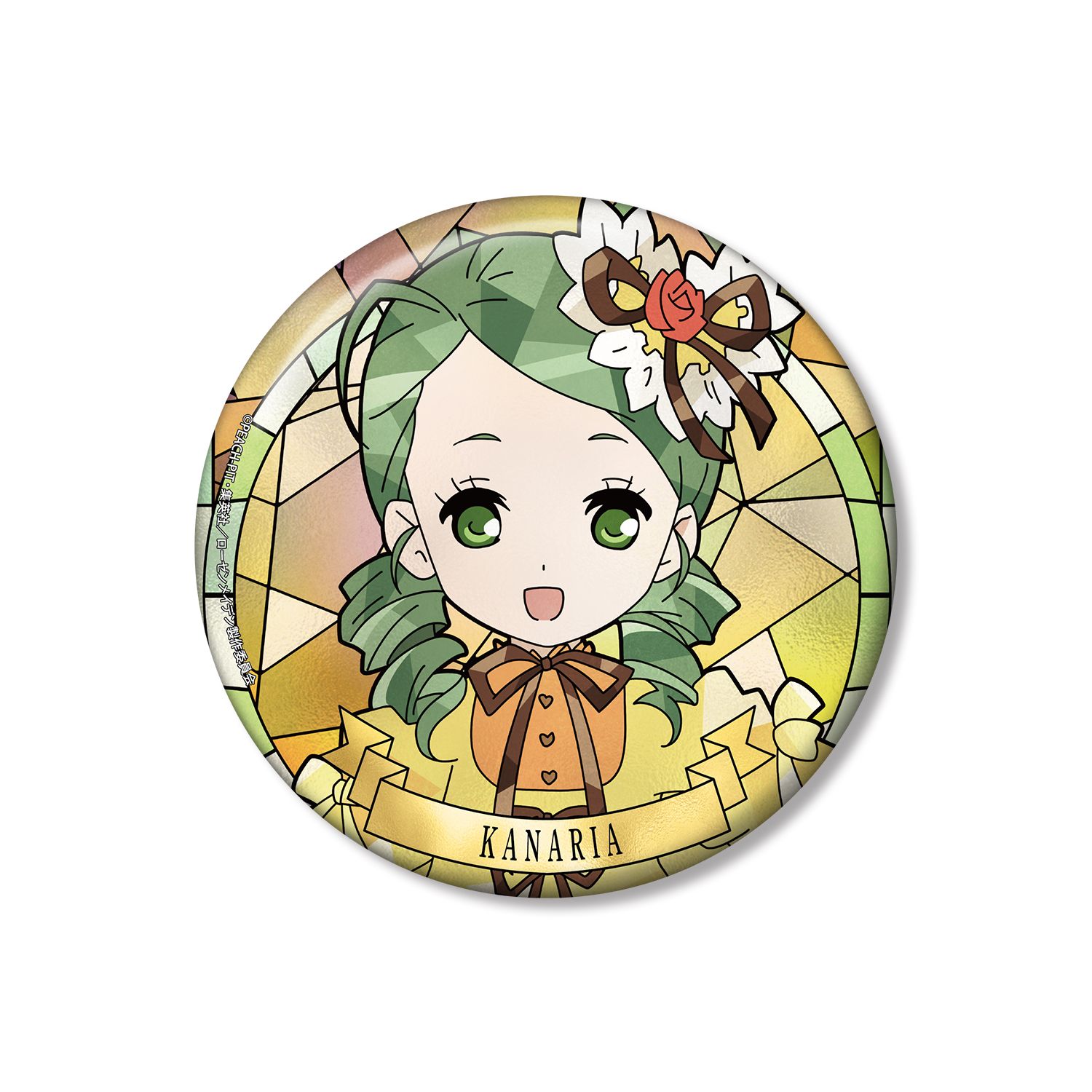 ローゼンメイデン 金糸雀 Aure Glass 100mm缶バッジ - 公式商品画像 | AniSmile