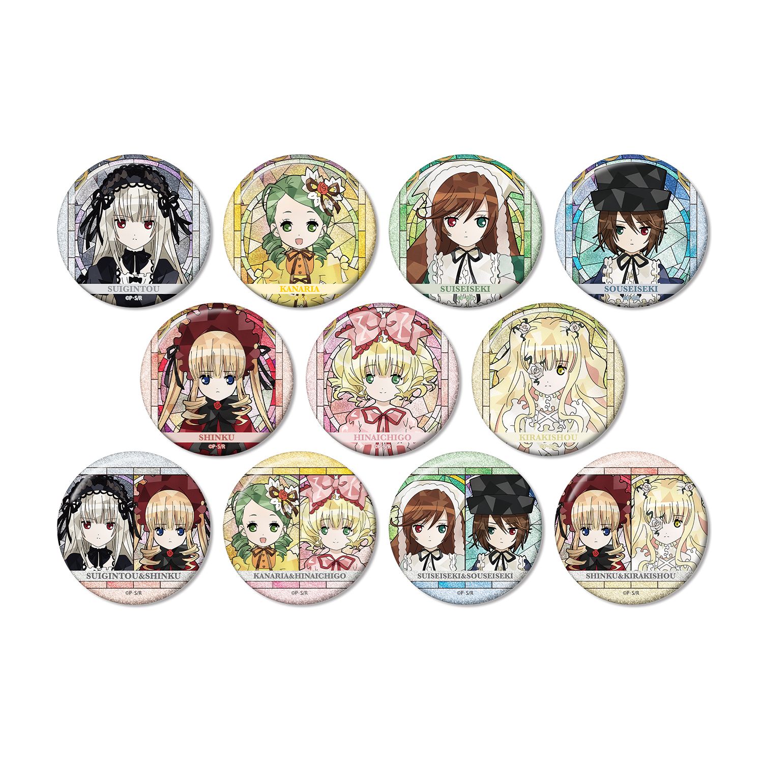 ローゼンメイデン トレーディング Aure Glass グリッター缶バッジ(単位/単品) - 公式商品画像 | AniSmile