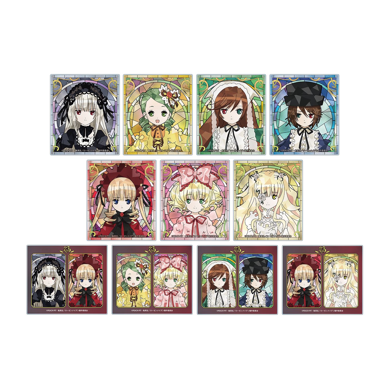ローゼンメイデン トレーディング Aure Glass アクリルカード(単位/単品) - 公式商品画像 | AniSmile