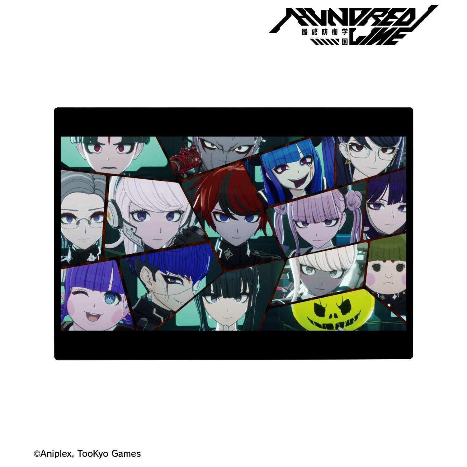 HUNDRED LINE -最終防衛学園- 全員出撃 B6メタルアートパネル 画像 2 | AniSmile