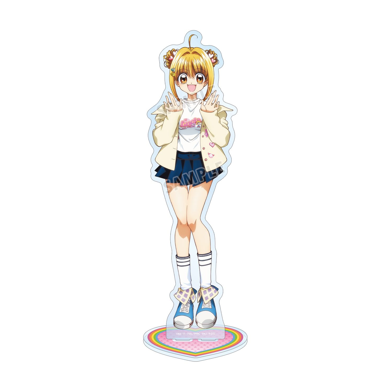 アニメ「ぴちぴちピッチ」 ANGEL BLUEコラボ 描き下ろし 七海 るちあ 特大アクリルスタンド ver.B - 公式商品画像 | AniSmile
