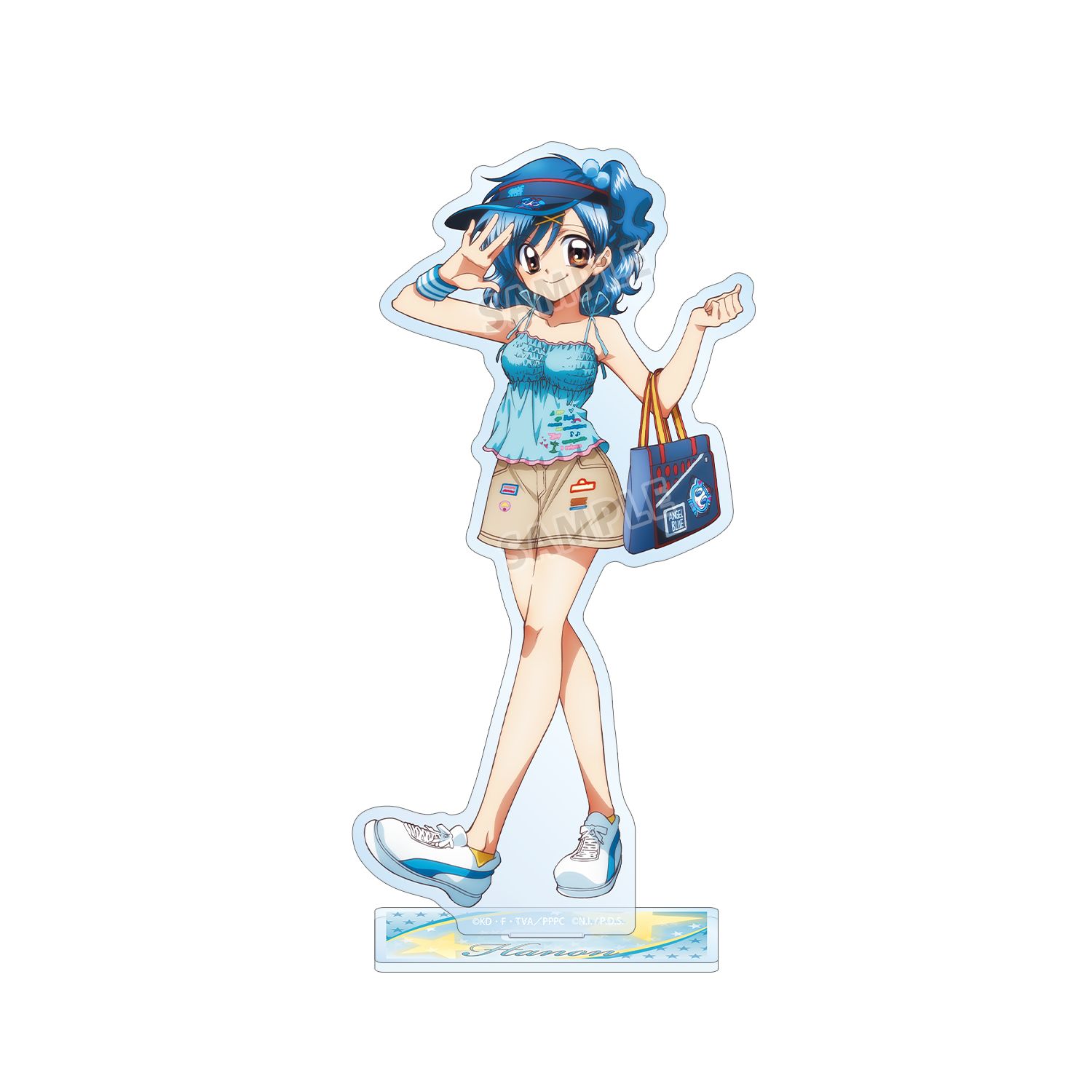 アニメ「ぴちぴちピッチ」 ANGEL BLUEコラボ 描き下ろし 宝生 波音 BIGアクリルスタンド ver.A - 公式商品画像 | AniSmile