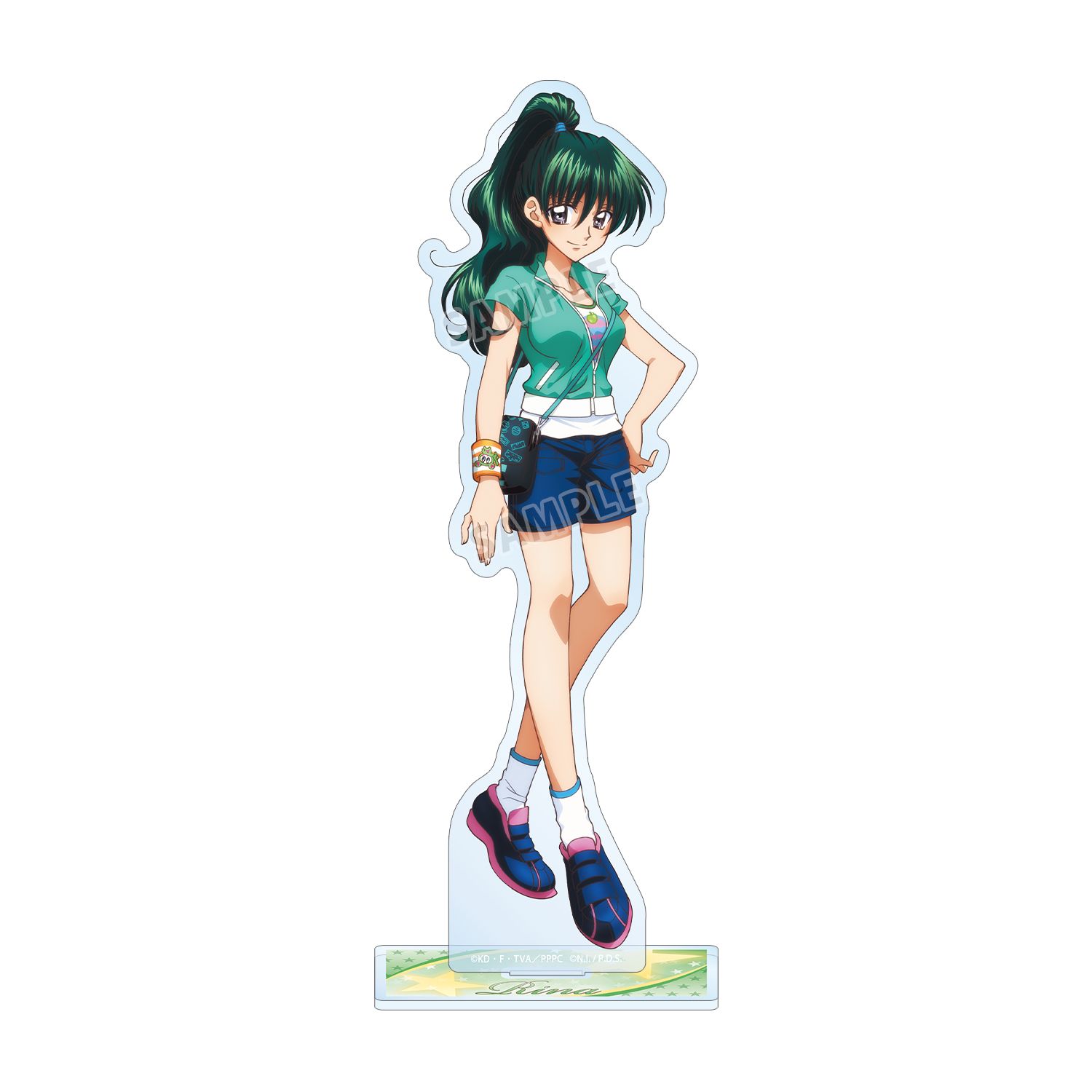 アニメ「ぴちぴちピッチ」 ANGEL BLUEコラボ 描き下ろし 洞院 リナ BIGアクリルスタンド ver.A - 公式商品画像 | AniSmile