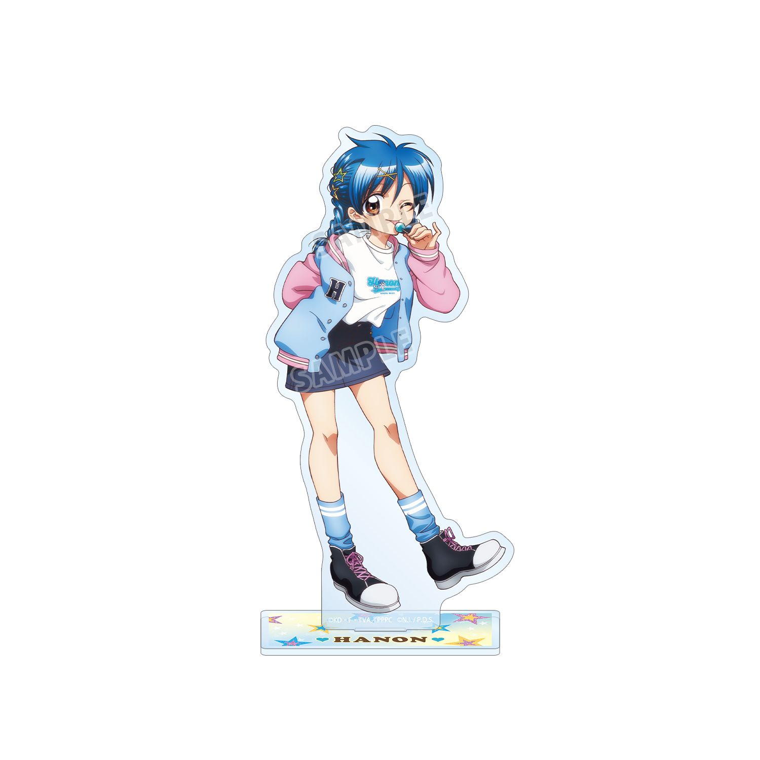 アニメ「ぴちぴちピッチ」 ANGEL BLUEコラボ 描き下ろし 宝生 波音 BIGアクリルスタンド ver.B - 公式商品画像 | AniSmile