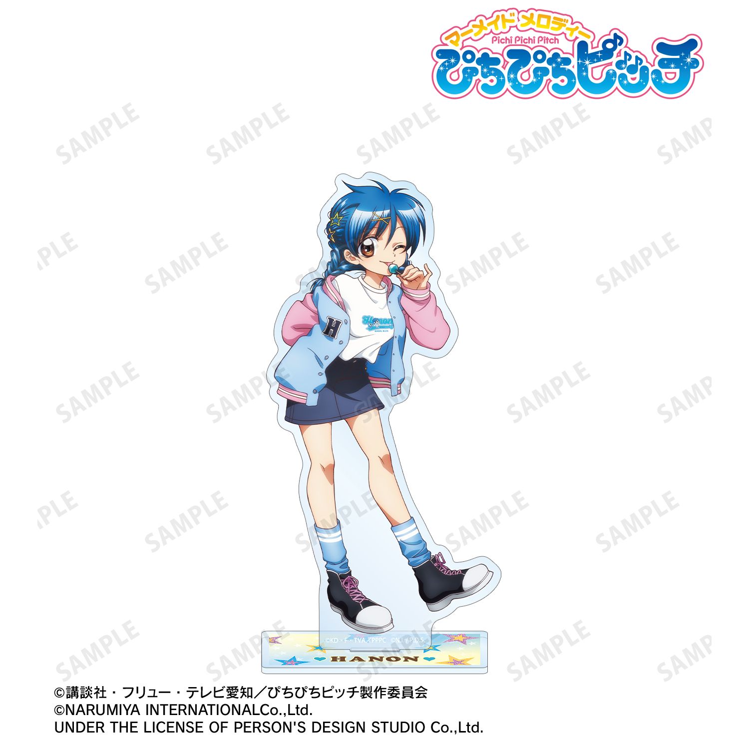 アニメ「ぴちぴちピッチ」 ANGEL BLUEコラボ 描き下ろし 宝生 波音 BIGアクリルスタンド ver.B 画像 3 | AniSmile