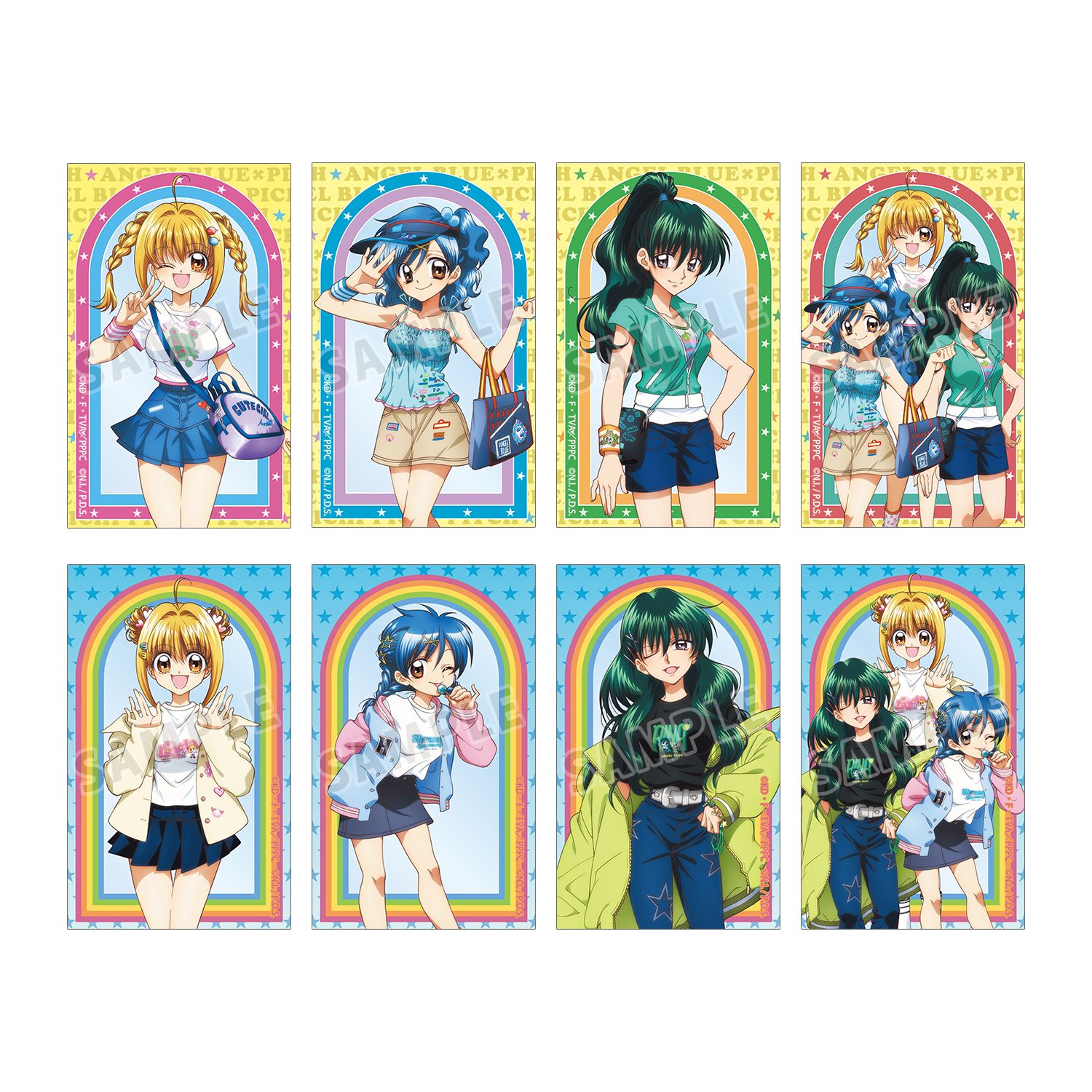 アニメ「ぴちぴちピッチ」 ANGEL BLUEコラボ 描き下ろし トレーディングコンパクトクリアカード(単位/単品) - 公式商品画像 | AniSmile