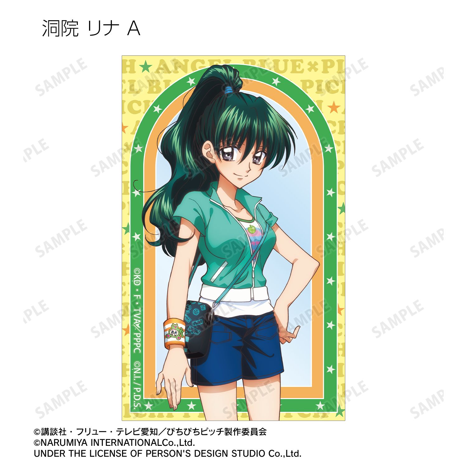 アニメ「ぴちぴちピッチ」 ANGEL BLUEコラボ 描き下ろし トレーディングコンパクトクリアカード(単位/単品) 画像 5 | AniSmile