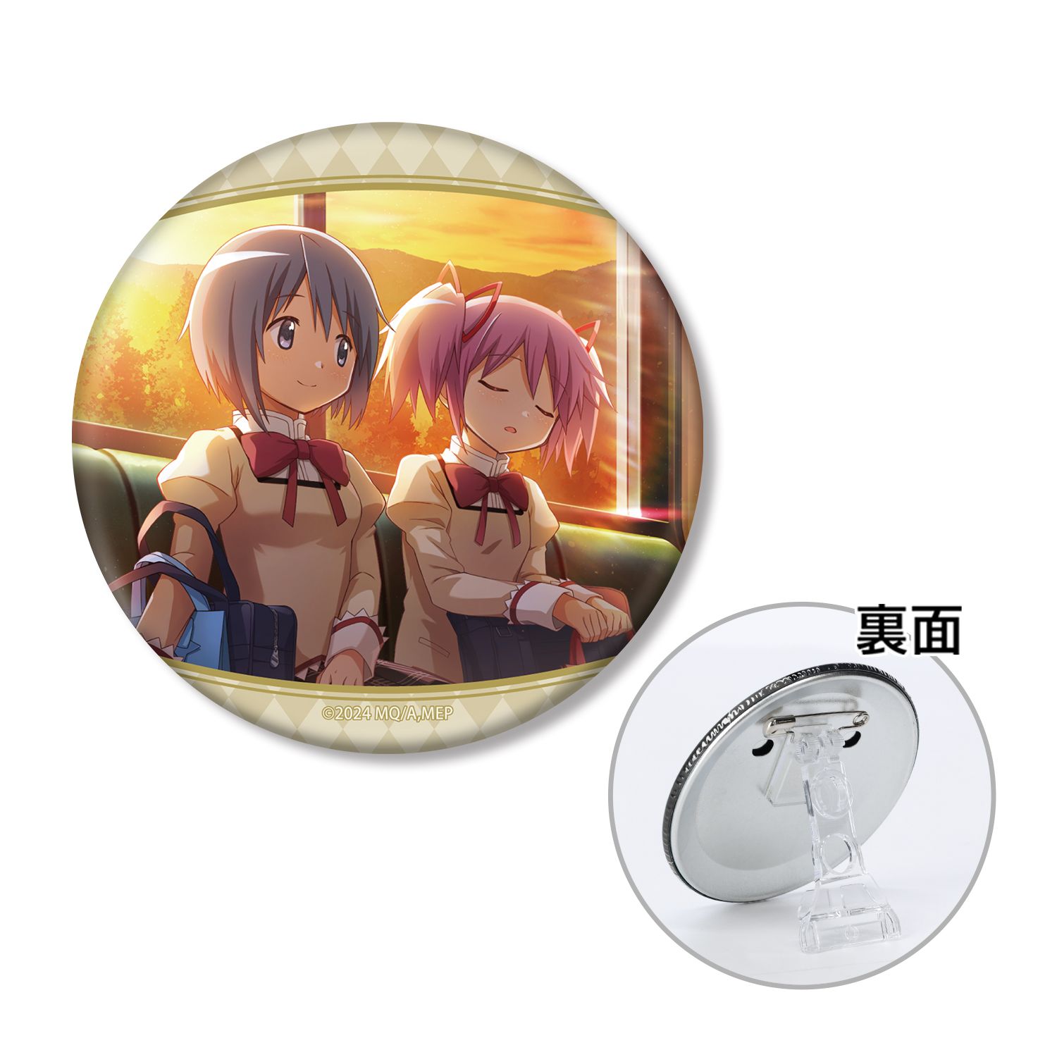 魔法少女まどか☆マギカ Magia Exedra 持つべきものは親友 3WAY缶バッジ - 公式商品画像 | AniSmile