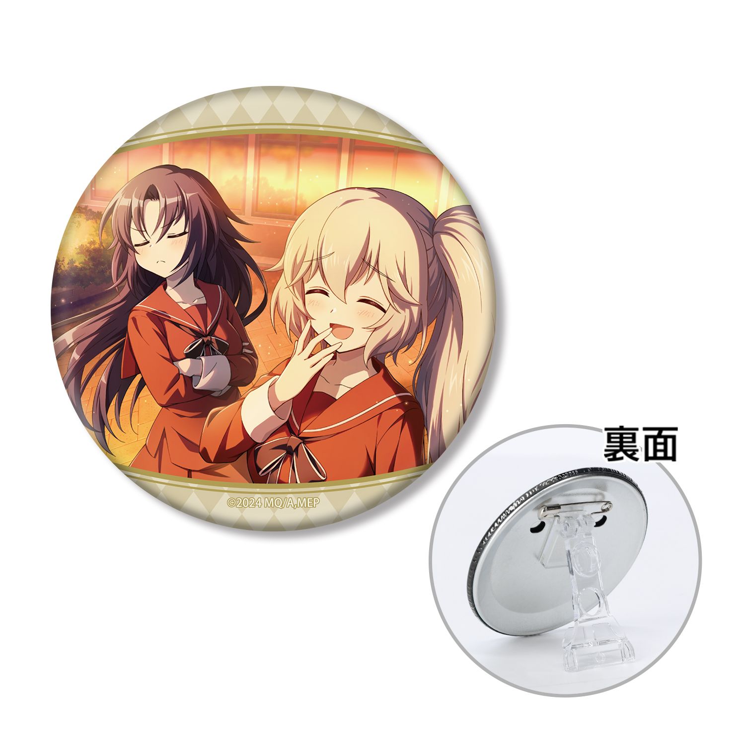 魔法少女まどか☆マギカ Magia Exedra わたしが普通のお嬢様だった頃 3WAY缶バッジ - 公式商品画像 | AniSmile