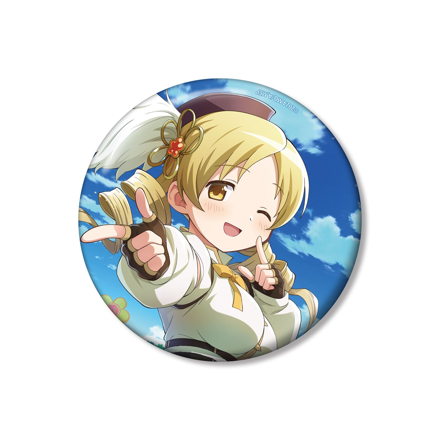 魔法少女まどか☆マギカ Magia Exedra 私たちだけの内緒 100mm缶バッジ - 公式商品画像 | AniSmile