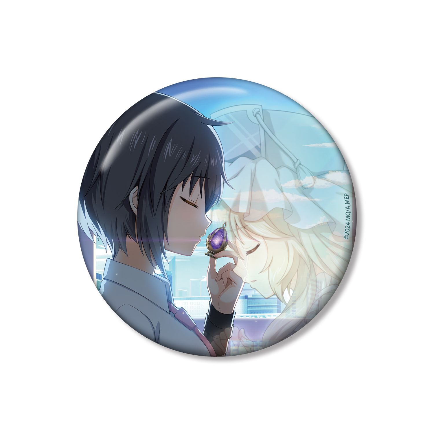 魔法少女まどか☆マギカ Magia Exedra 彼女のために変わり続ける 100mm缶バッジ - 公式商品画像 | AniSmile