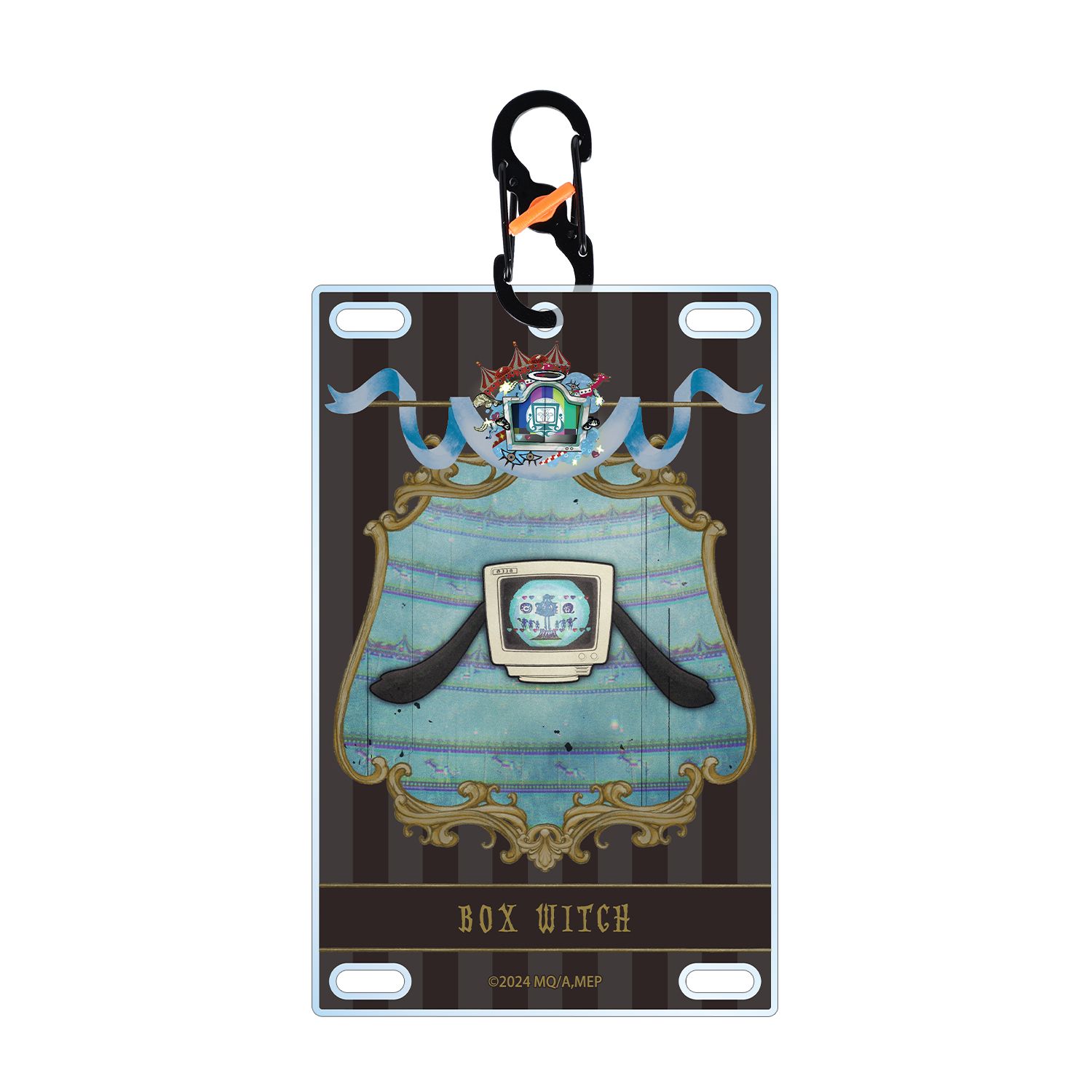 魔法少女まどか☆マギカ Magia Exedra ハコの魔女 カラビナ付きカード型アクリルキーホルダー - 公式商品画像 | AniSmile