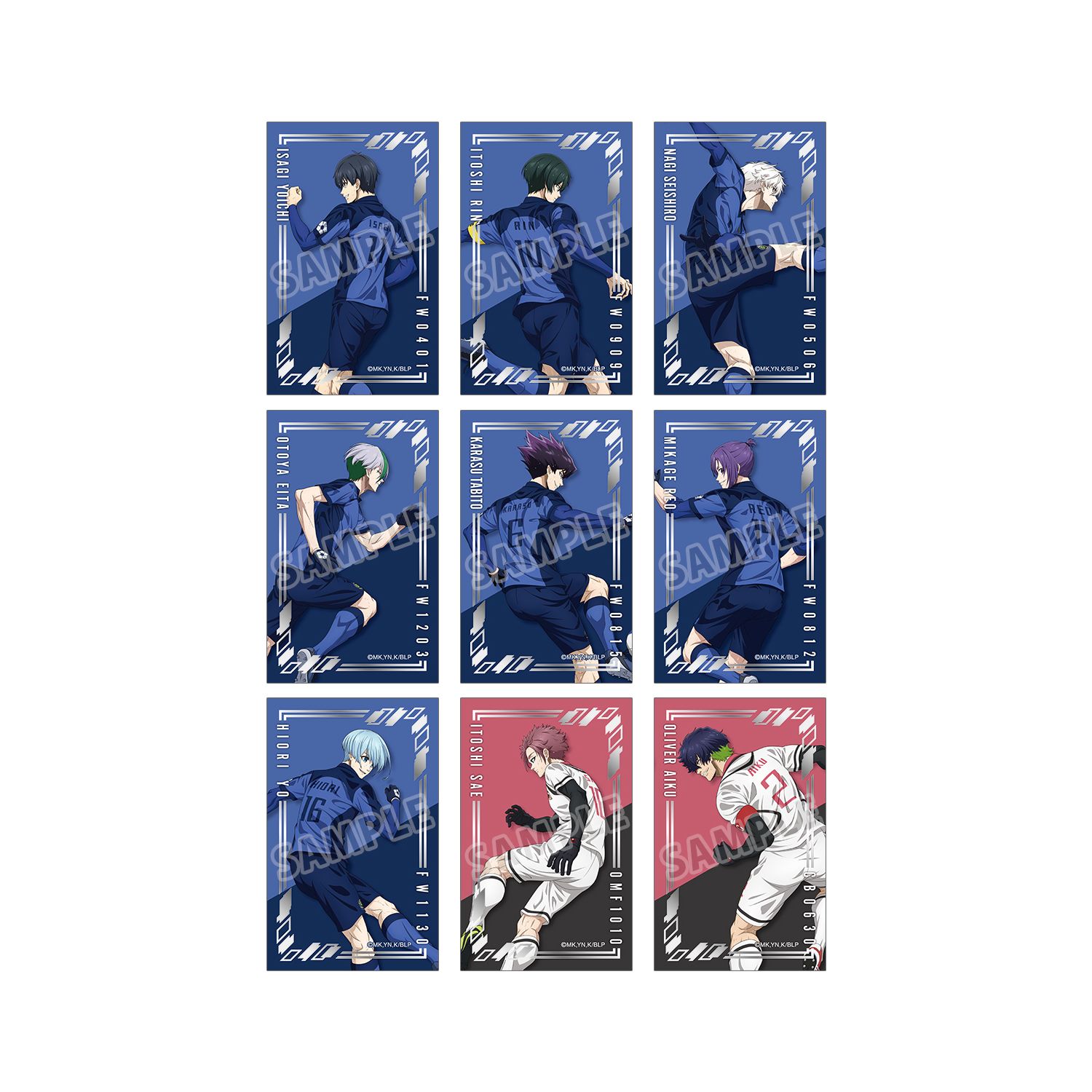 TVアニメ『ブルーロック』 描き下ろし 戦う背中×雨ver. トレーディング箔押しカード(単位/単品) - 公式商品画像 | AniSmile