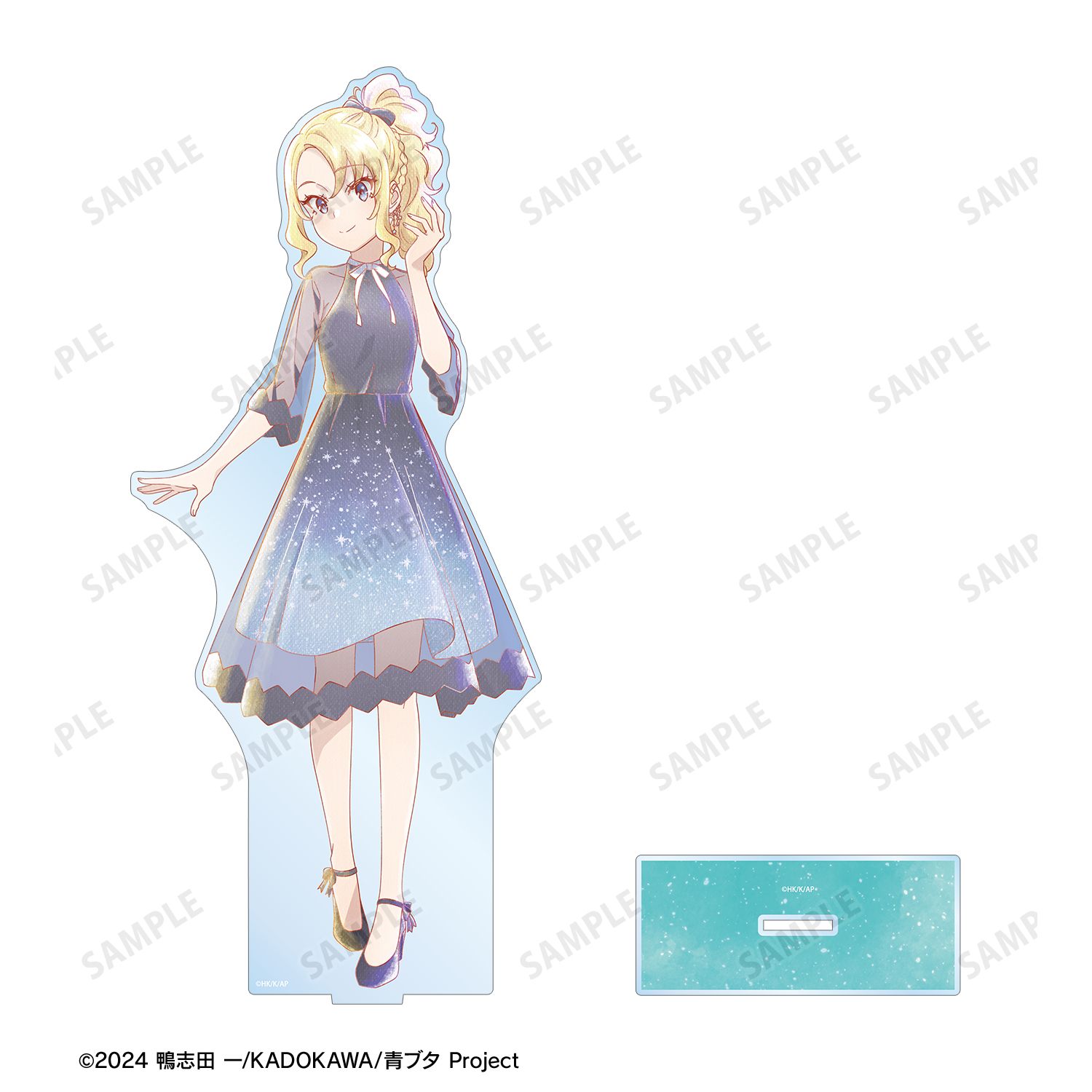 「青春ブタ野郎」シリーズ 描き下ろし 豊浜のどか 星空ドレスver. Ani-Art aqua label 特大アクリルスタンド 画像 2 | AniSmile