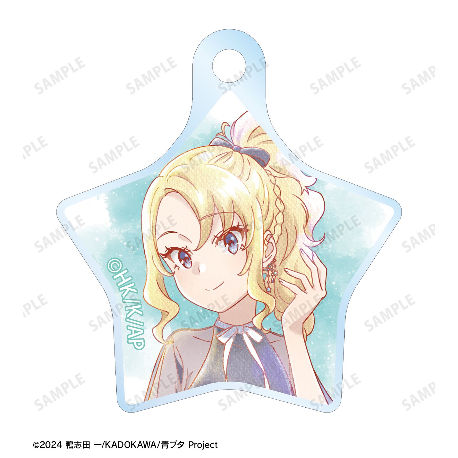「青春ブタ野郎」シリーズ 描き下ろし 豊浜のどか 星空ドレスver. Ani-Art aqua label 2連ワイヤーアクリルキーホルダー 画像 3 | AniSmile