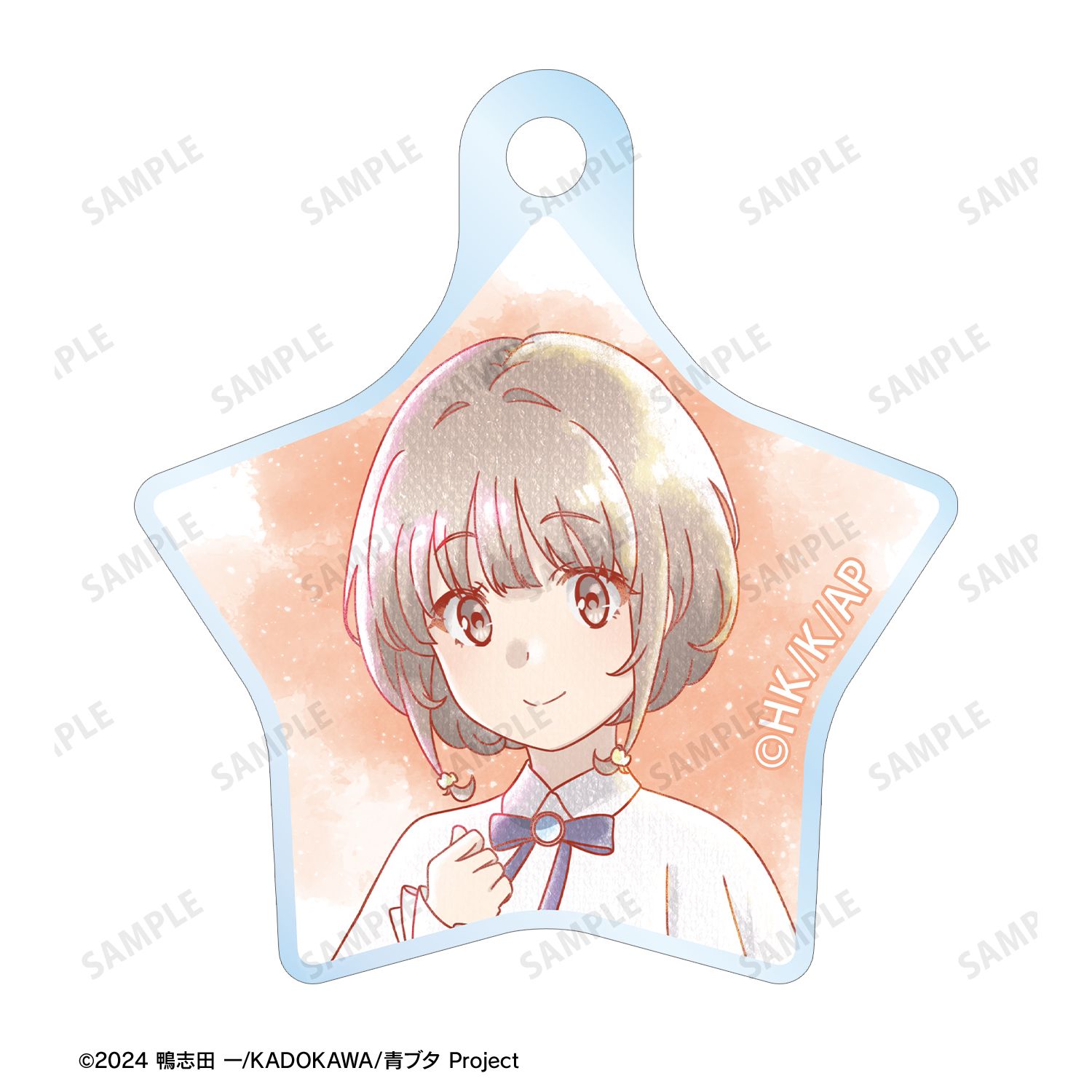 「青春ブタ野郎」シリーズ 描き下ろし 梓川花楓 星空ドレスver. Ani-Art aqua label 2連ワイヤーアクリルキーホルダー 画像 3 | AniSmile