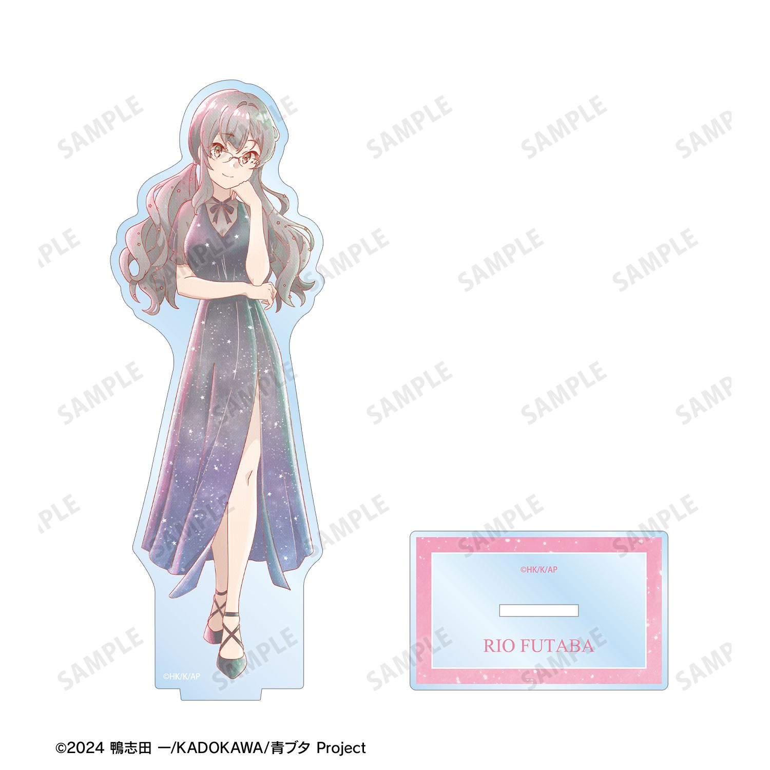 「青春ブタ野郎」シリーズ 描き下ろし 双葉理央 星空ドレスver. Ani-Art aqua label BIGアクリルスタンド 画像 3 | AniSmile
