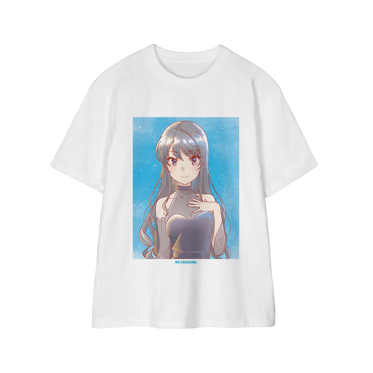 「青春ブタ野郎」シリーズ 描き下ろし 桜島麻衣 星空ドレスver. Ani-Art aqua label Teeユニセックス(サイズ/XL) - 公式商品画像 | AniSmile