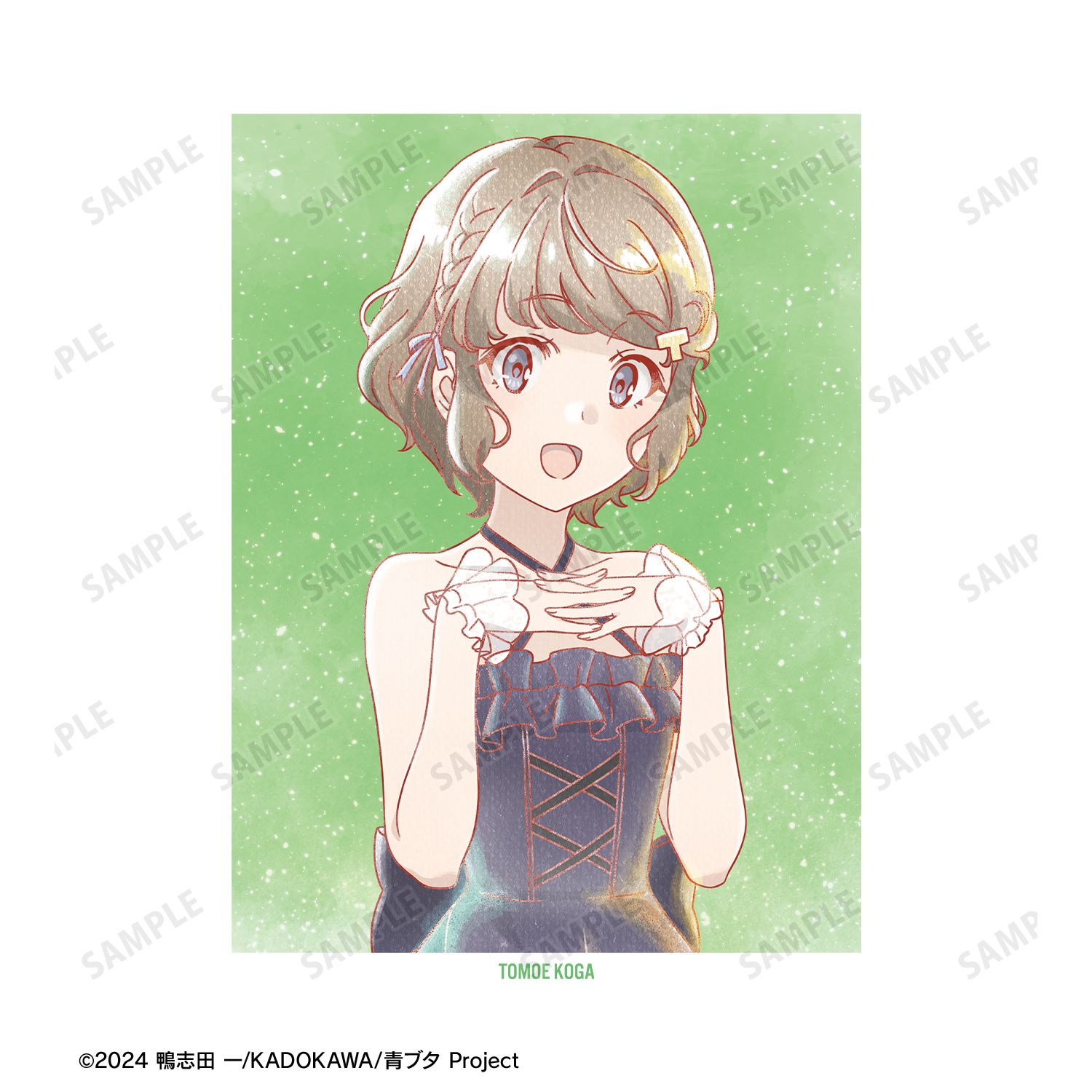 「青春ブタ野郎」シリーズ 描き下ろし 古賀朋絵 星空ドレスver. Ani-Art aqua label Teeユニセックス(サイズ/XL) 画像 3 | AniSmile