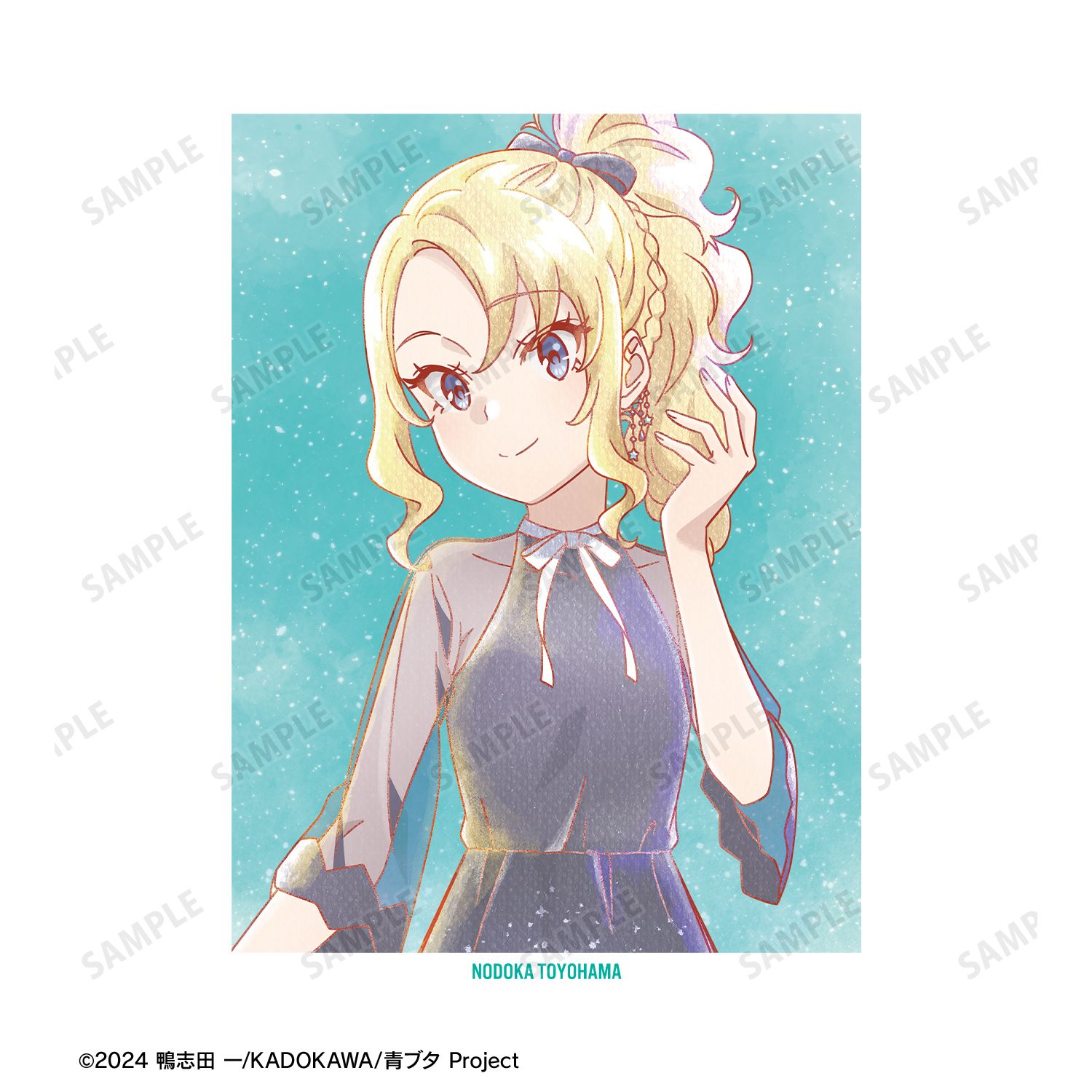 「青春ブタ野郎」シリーズ 描き下ろし 豊浜のどか 星空ドレスver. Ani-Art aqua label Teeユニセックス(サイズ/XXL) 画像 3 | AniSmile