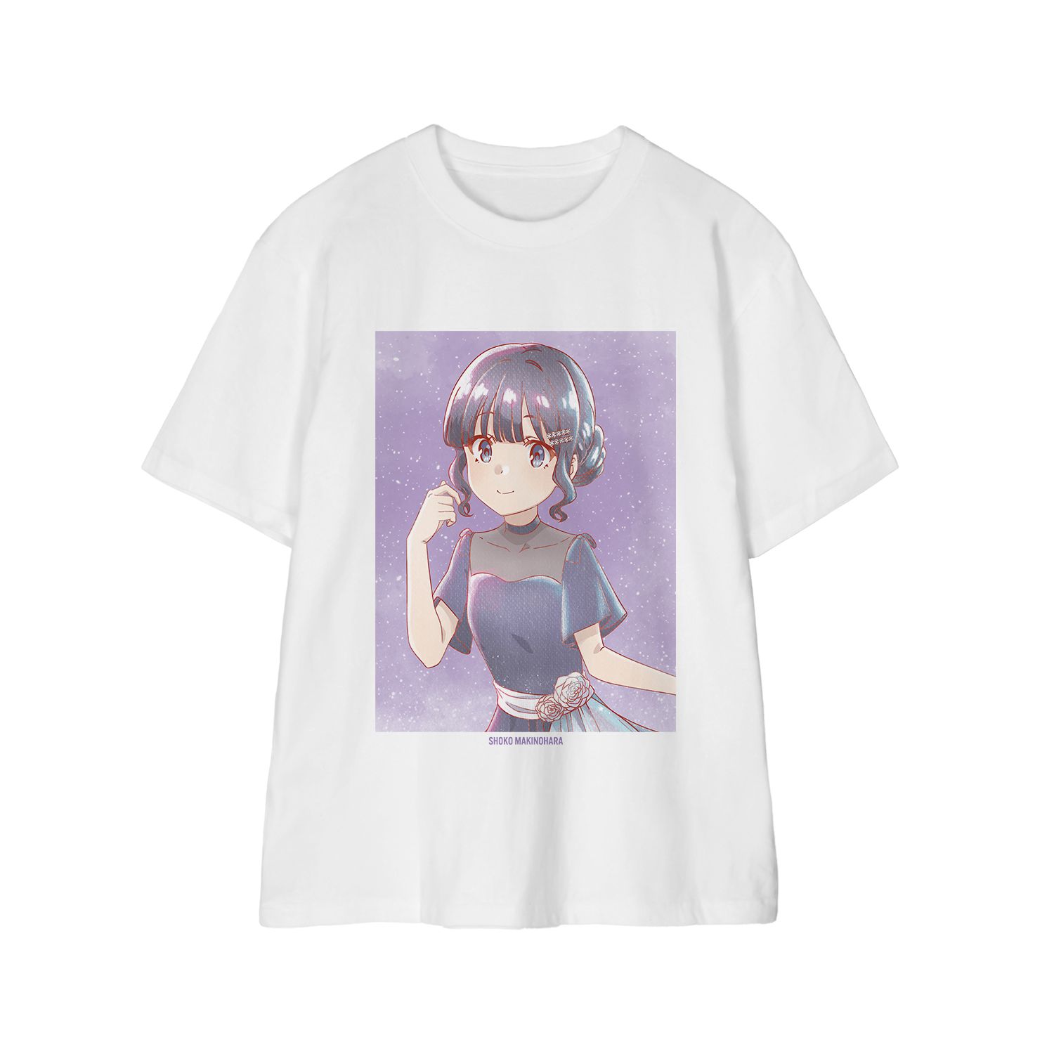 「青春ブタ野郎」シリーズ 描き下ろし 牧之原翔子 星空ドレスver. Ani-Art aqua label Teeユニセックス(サイズ/XL) - 公式商品画像 | AniSmile