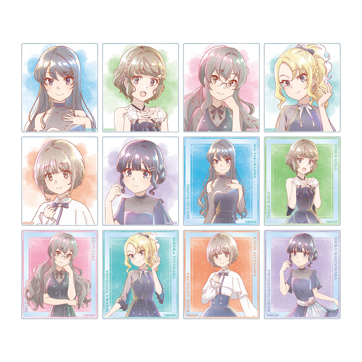 「青春ブタ野郎」シリーズ 描き下ろし 星空ドレスver. トレーディング Ani-Art aqua label アクリルカード(単位/単品) - 公式商品画像 | AniSmile