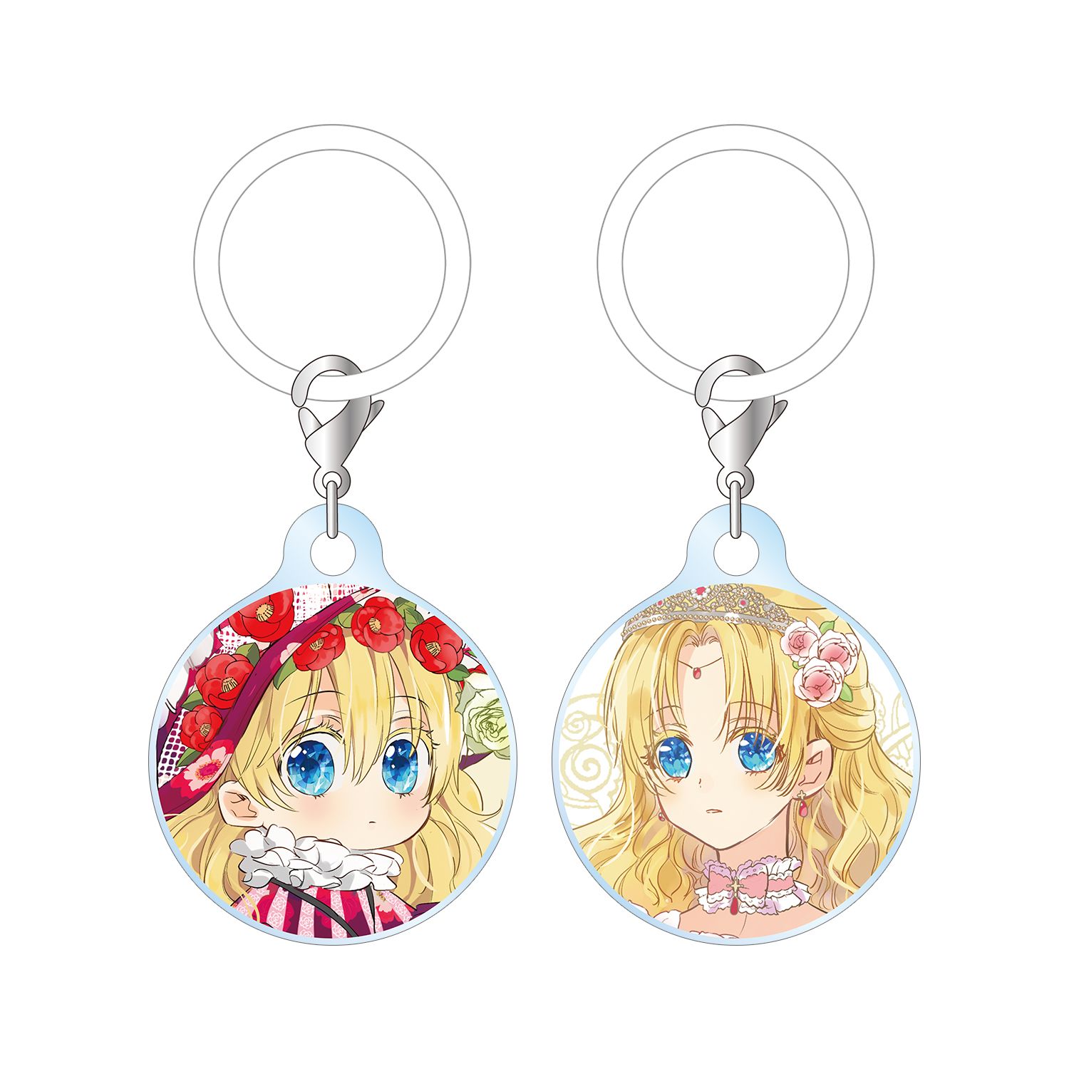 ある日、お姫様になってしまった件について アタナシア 目印ミニアクリルチャーム2個セット - 公式商品画像 | AniSmile