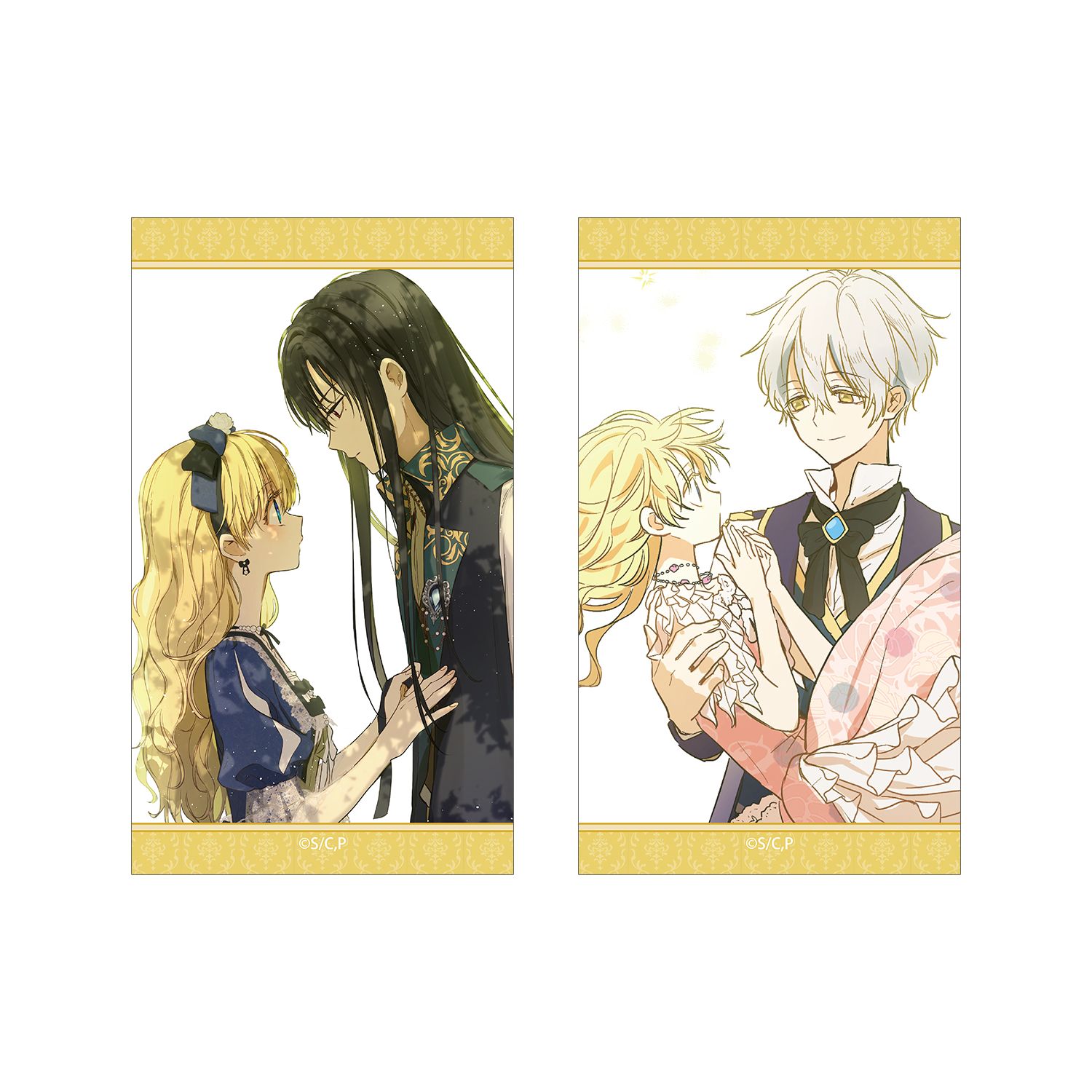 ある日、お姫様になってしまった件について アタナシア&ルーカス&イゼキエル イラストカード2枚セット - 公式商品画像 | AniSmile