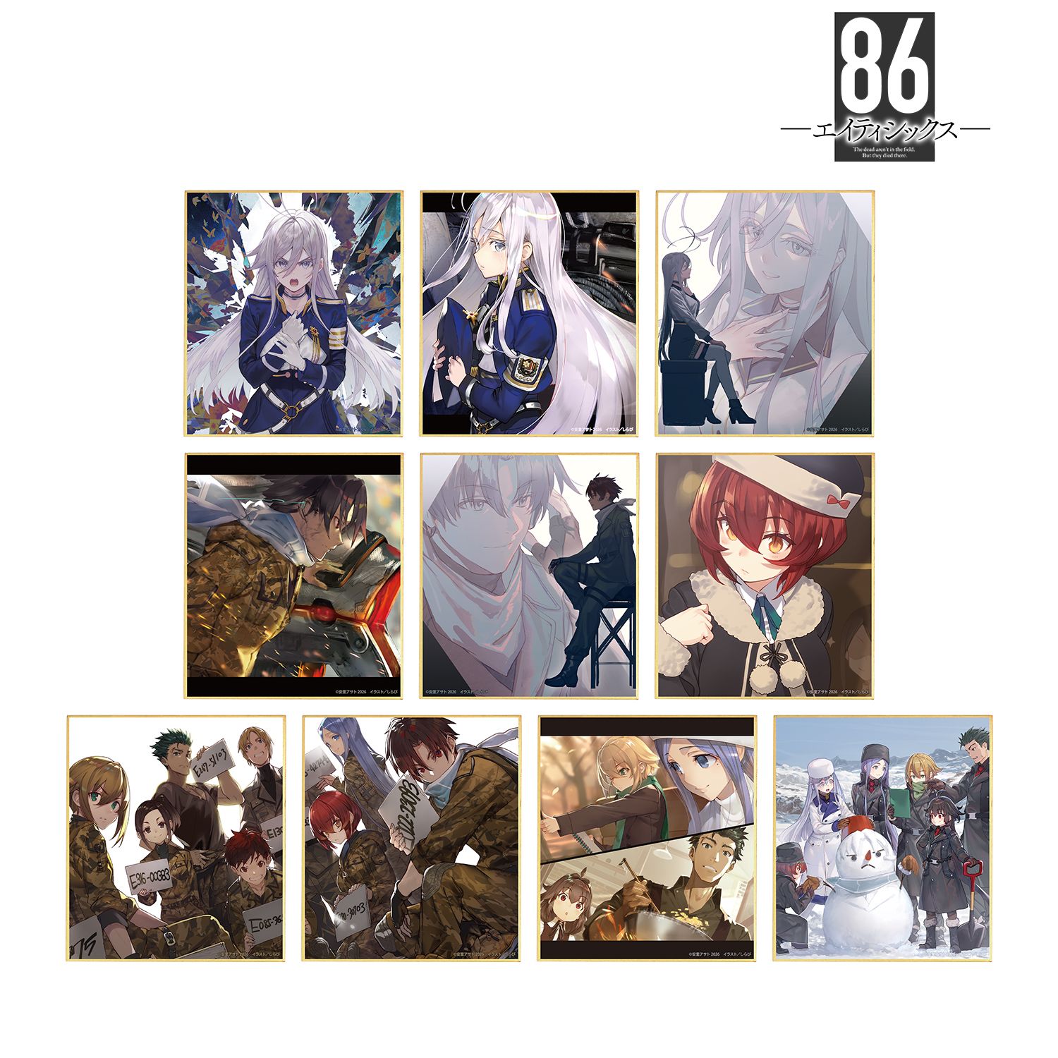 『86―エイティシックス―』 トレーディングミニ色紙(単位/単品) 画像 2 | AniSmile